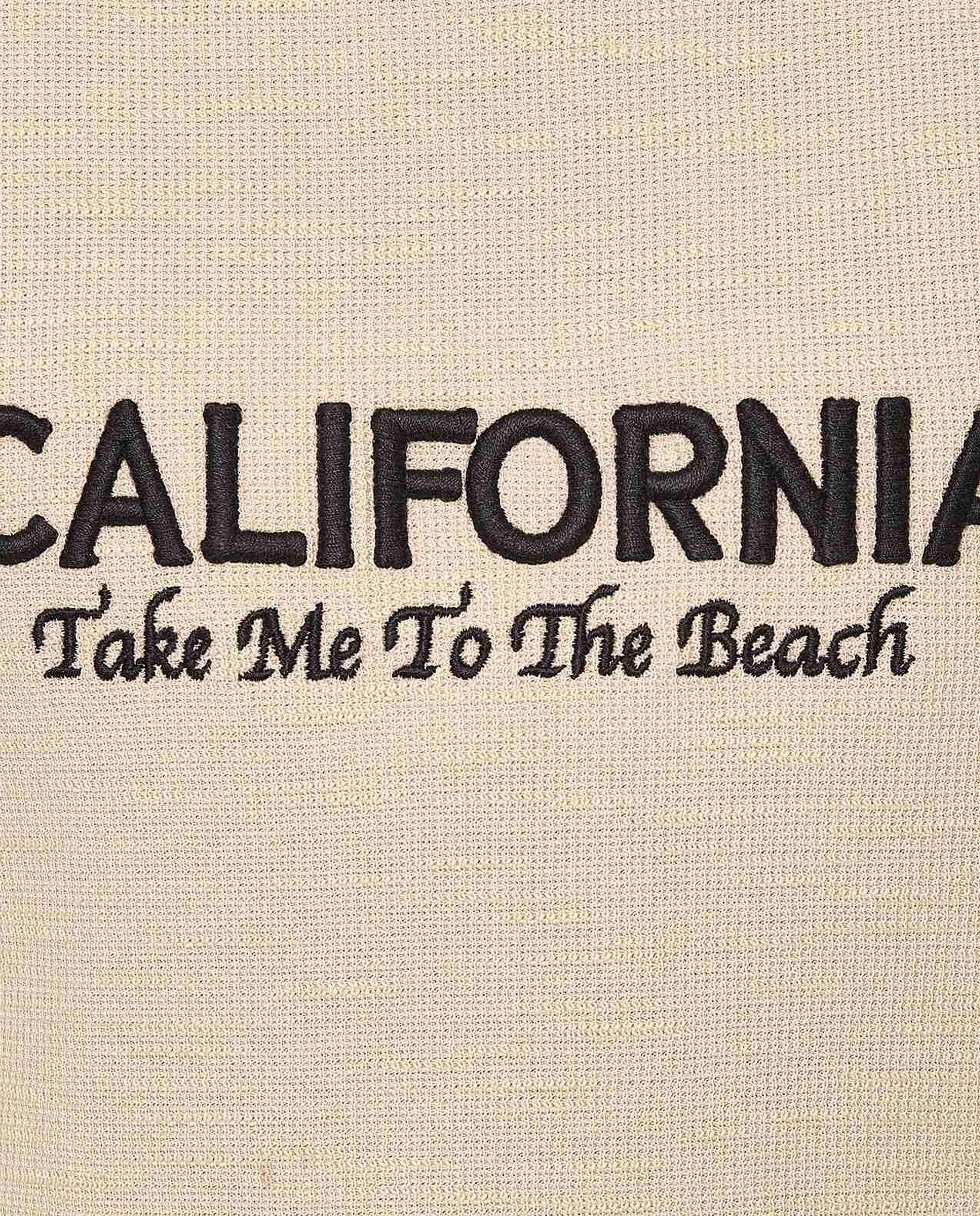 Embroidered Oversized T-Shirt with Crew Neck and Short Sleeves