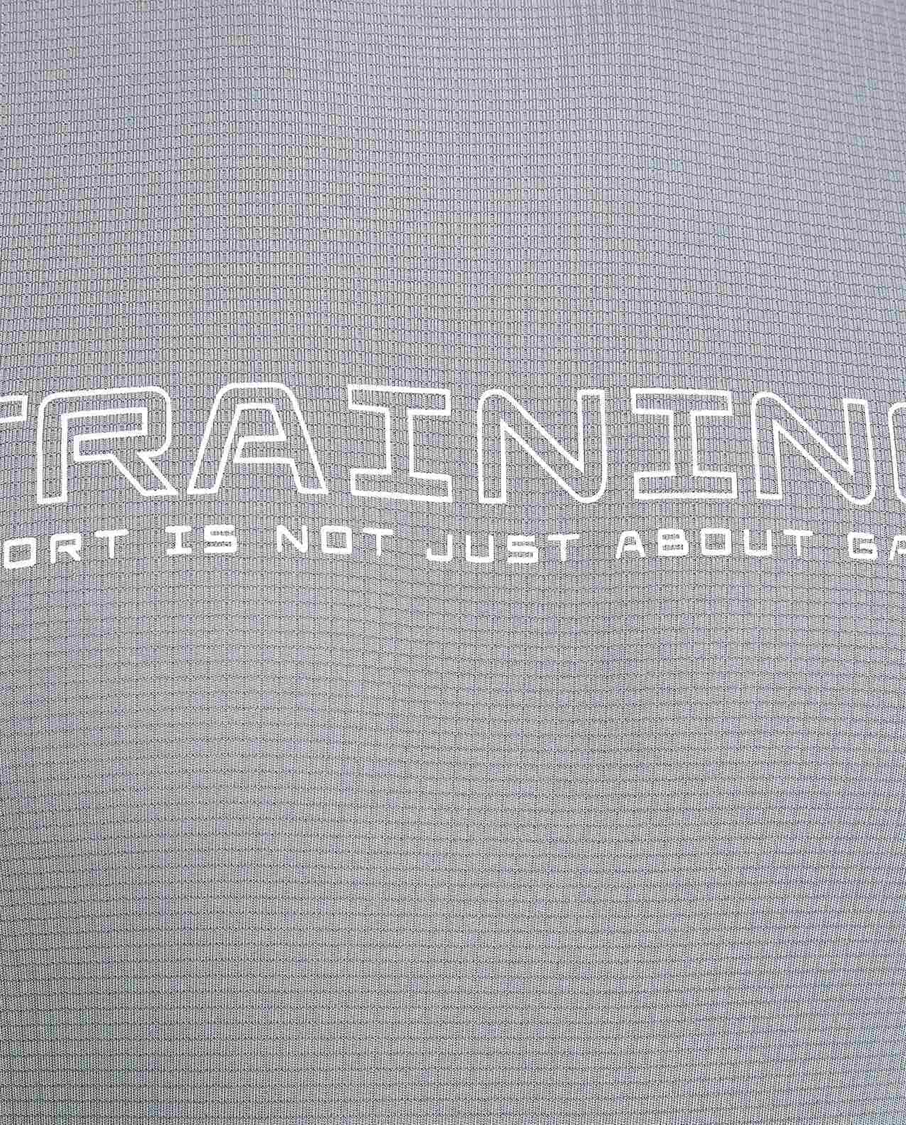 Printed Active T-Shirt with Crew Neck and Short Sleeves