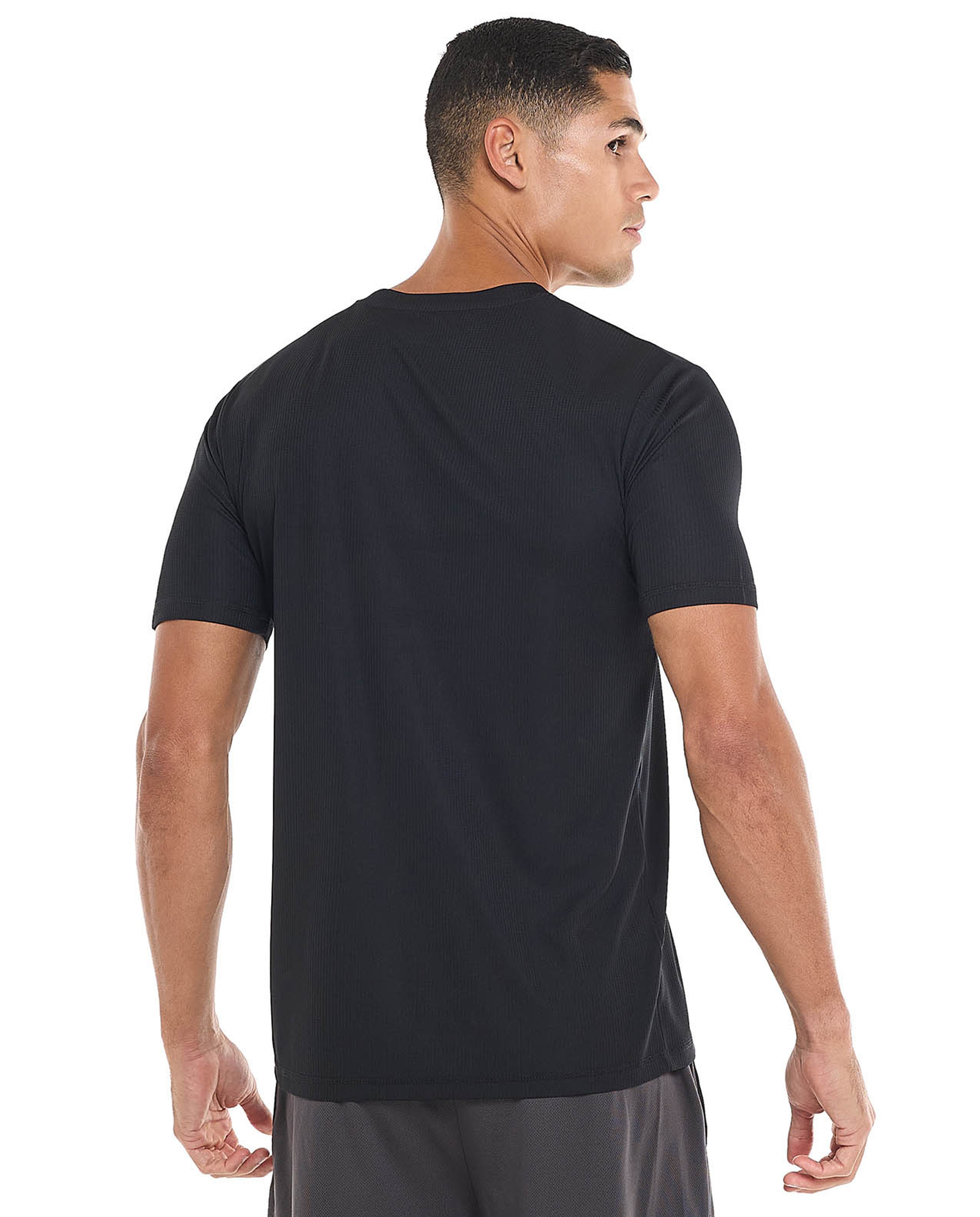 Printed Active T-Shirt with Crew Neck and Short Sleeves