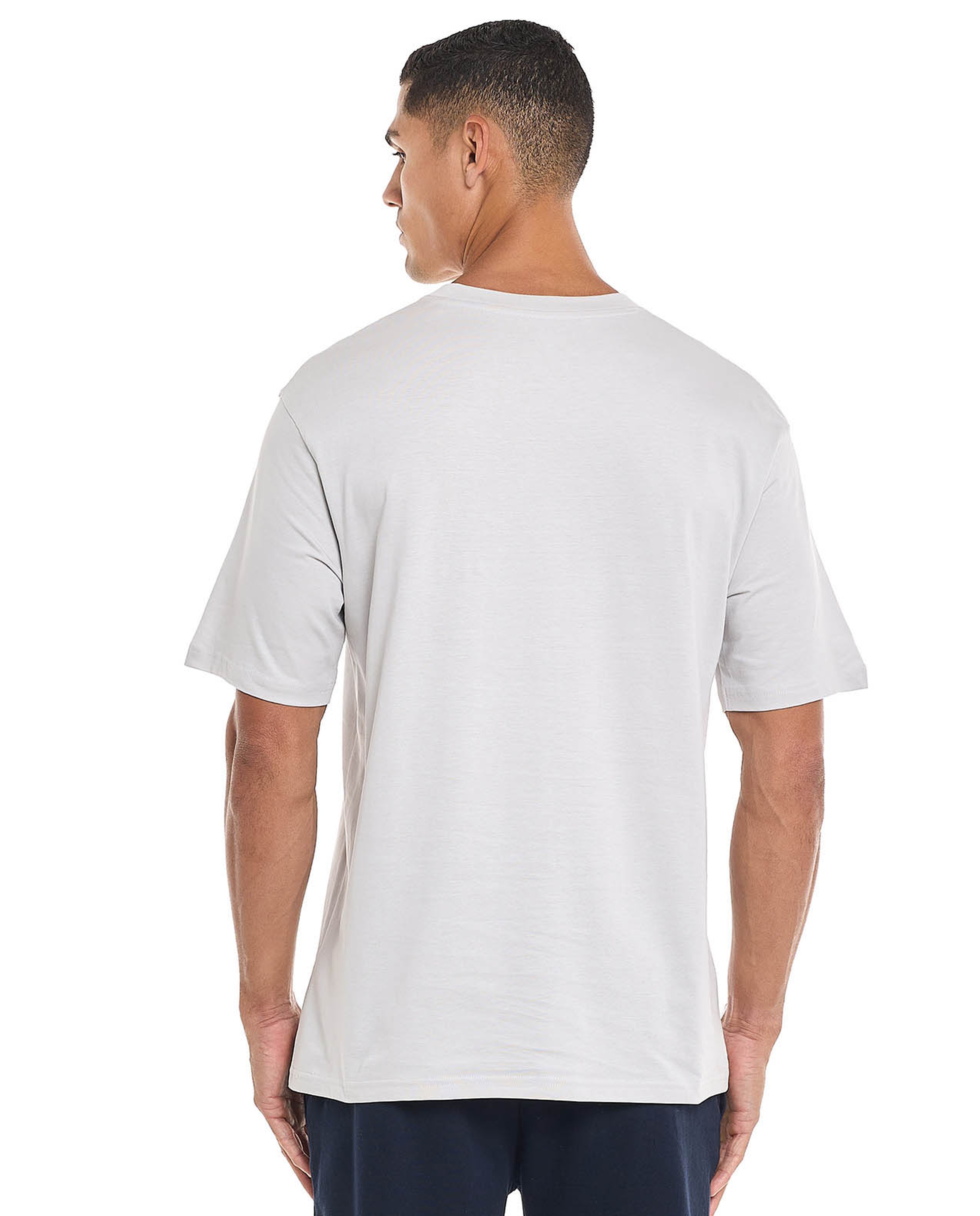 Printed T-Shirt with Crew Neck and Short Sleeves