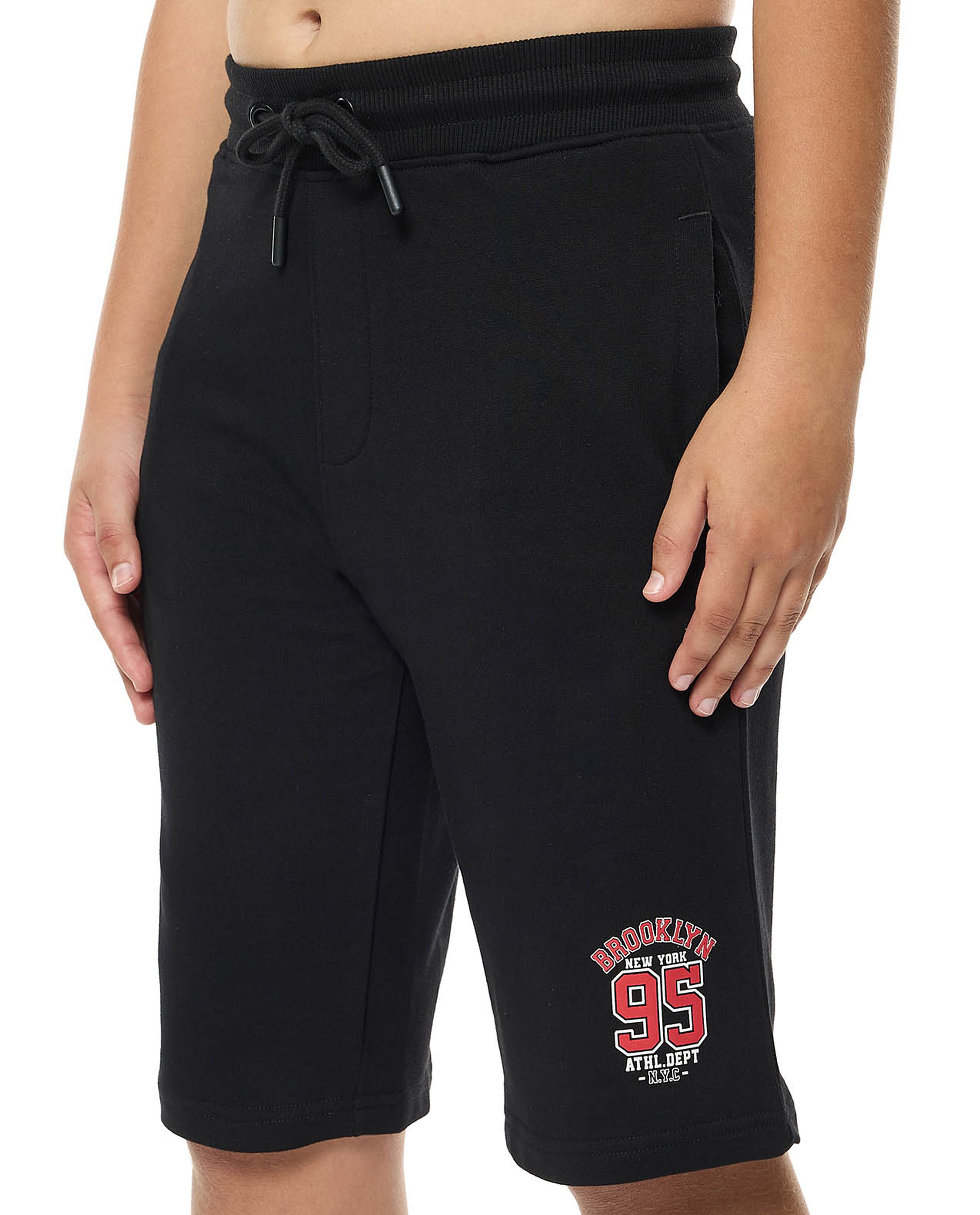 Printed Shorts with Drawstring Waist