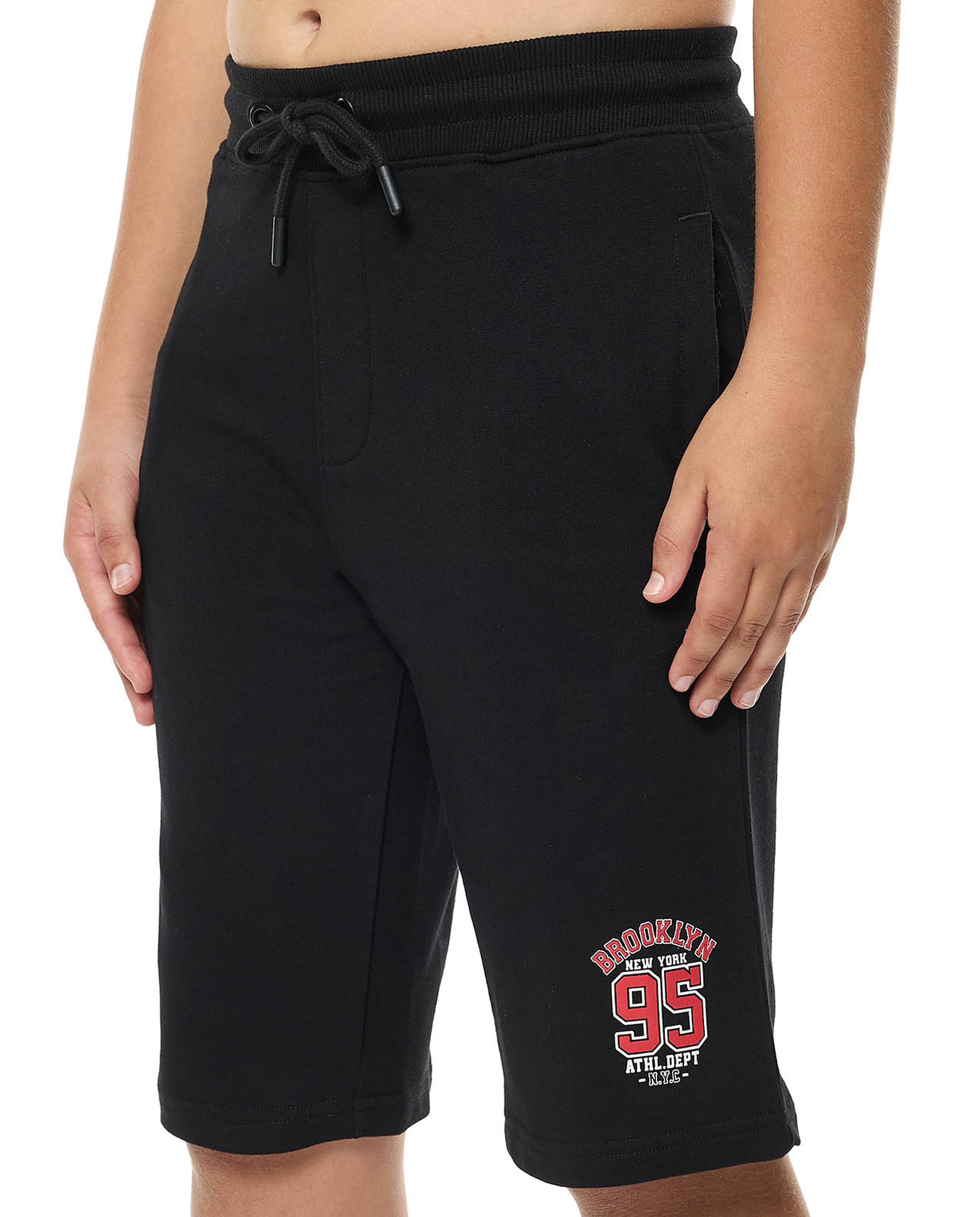 Printed Shorts with Drawstring Waist