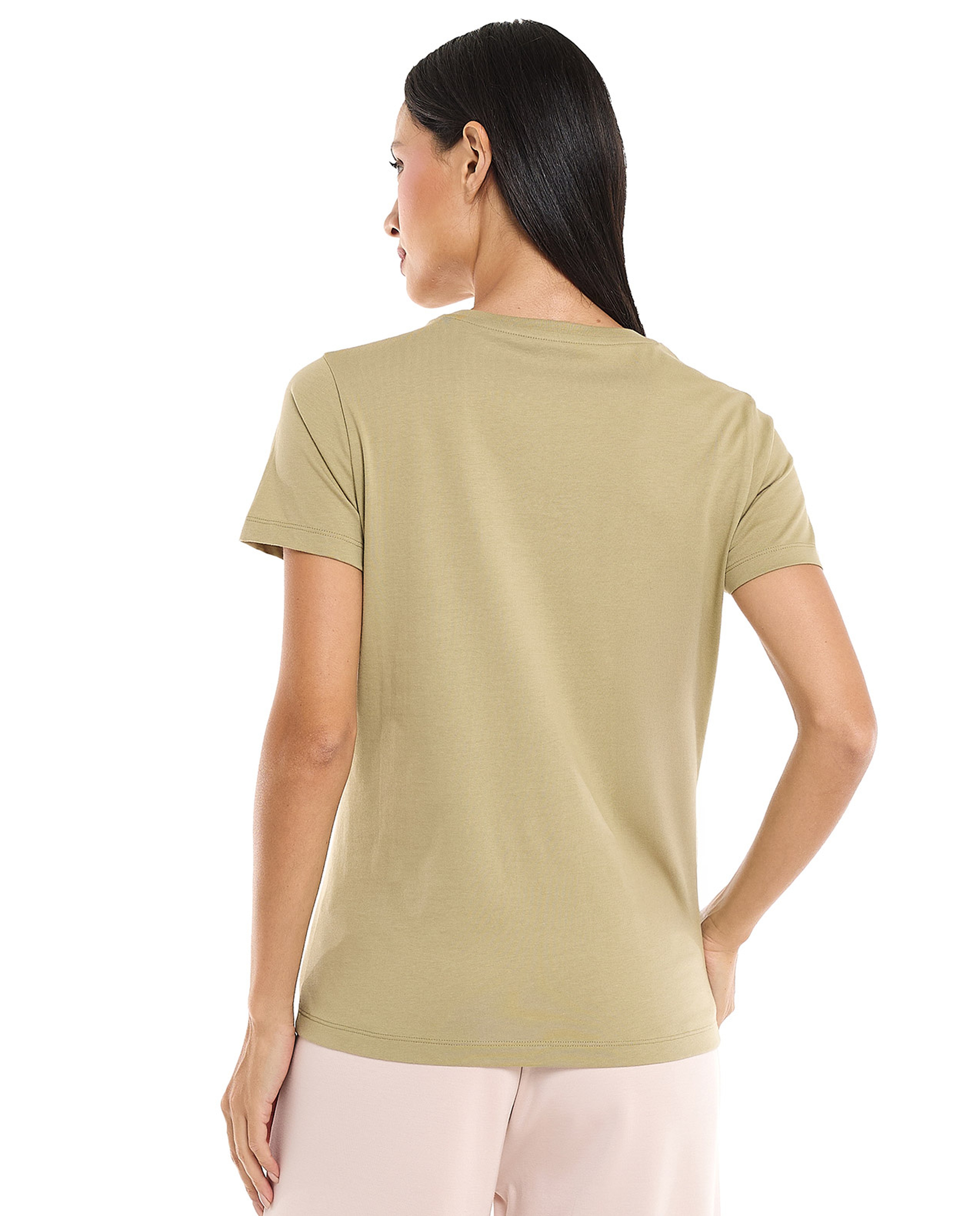 Printed T-Shirt with Crew Neck and Short Sleeves