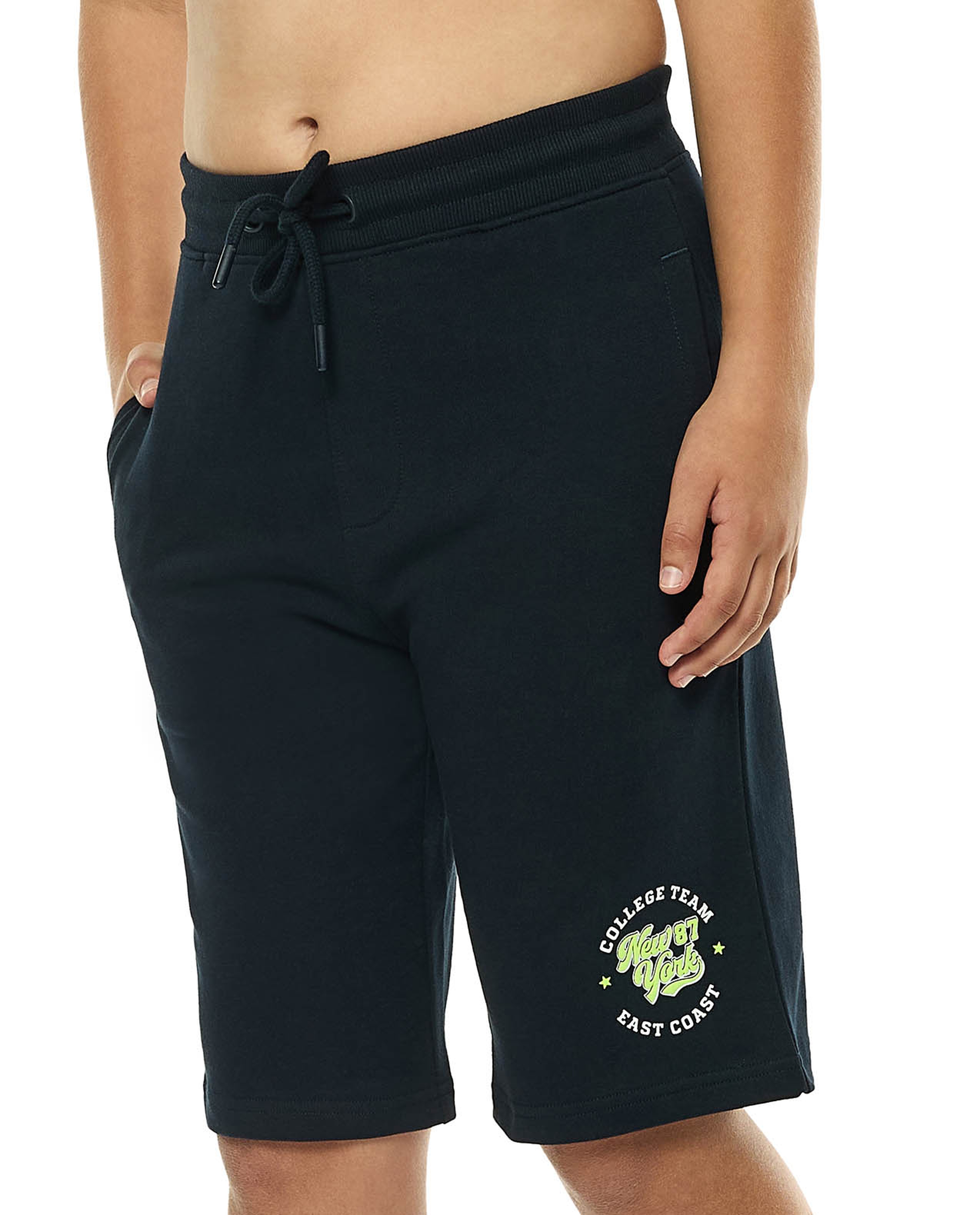 Printed Shorts with Drawstring Waist