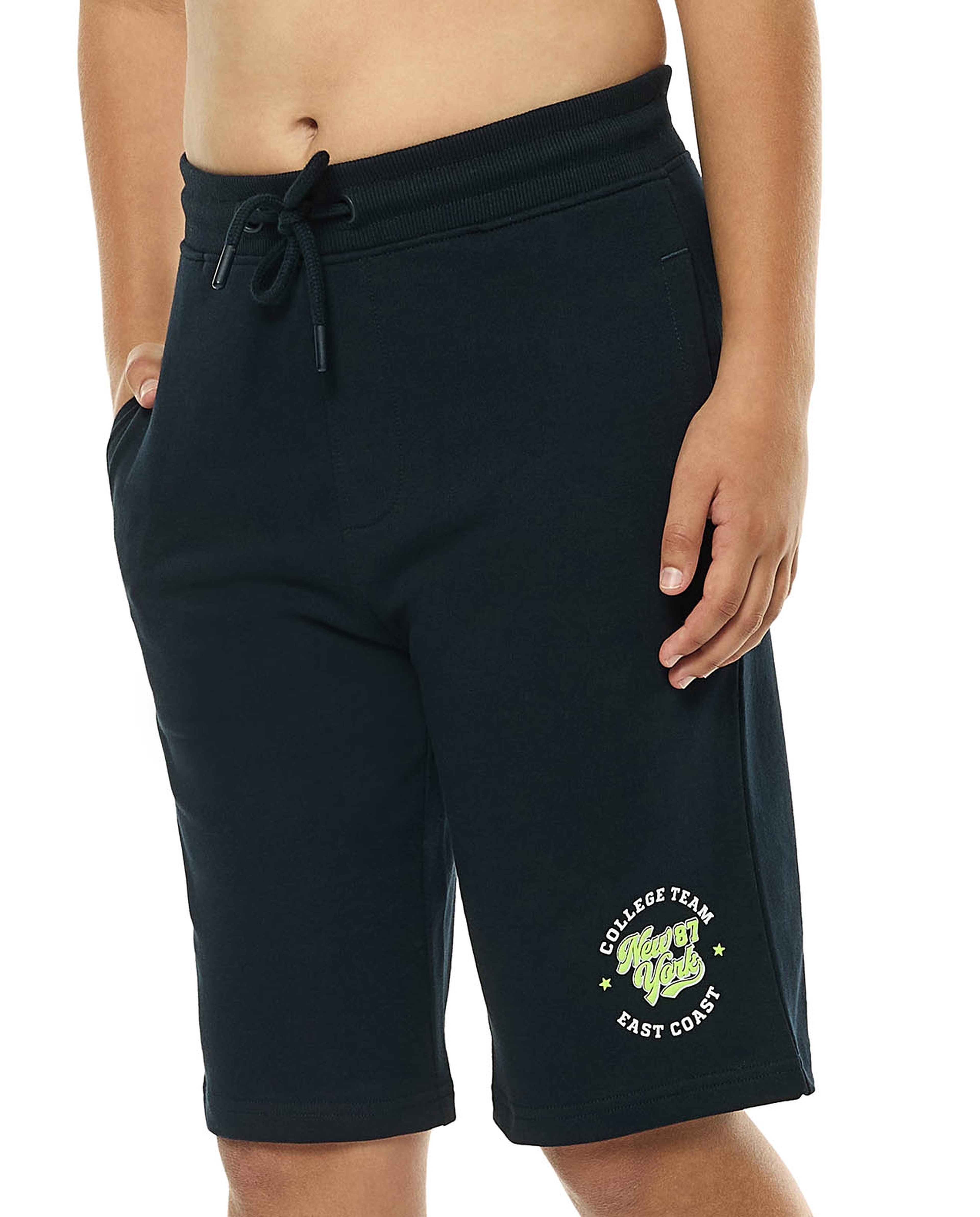 Printed Shorts with Drawstring Waist