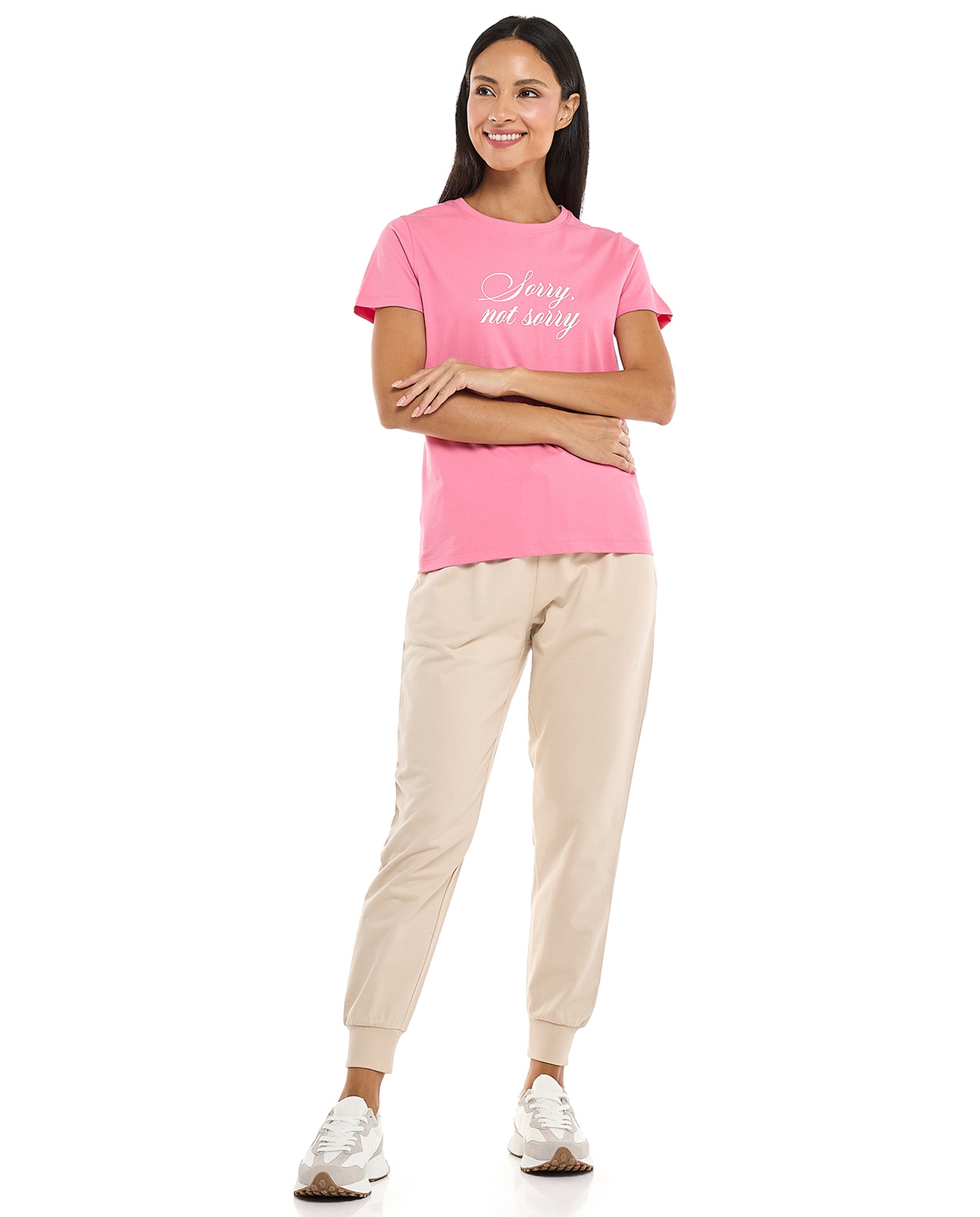 Printed T-Shirt with Crew Neck and Short Sleeves