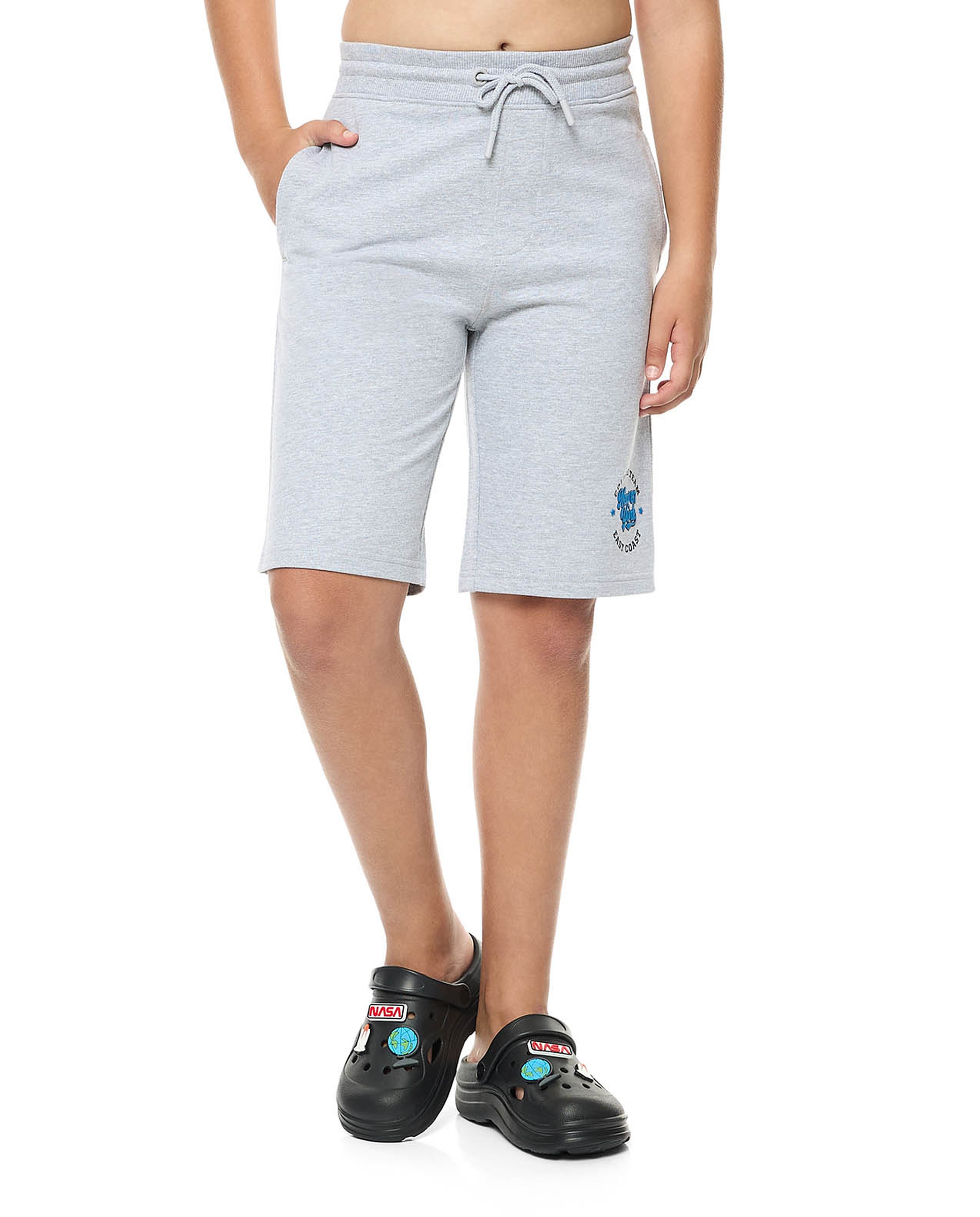 Printed Shorts with Drawstring Waist