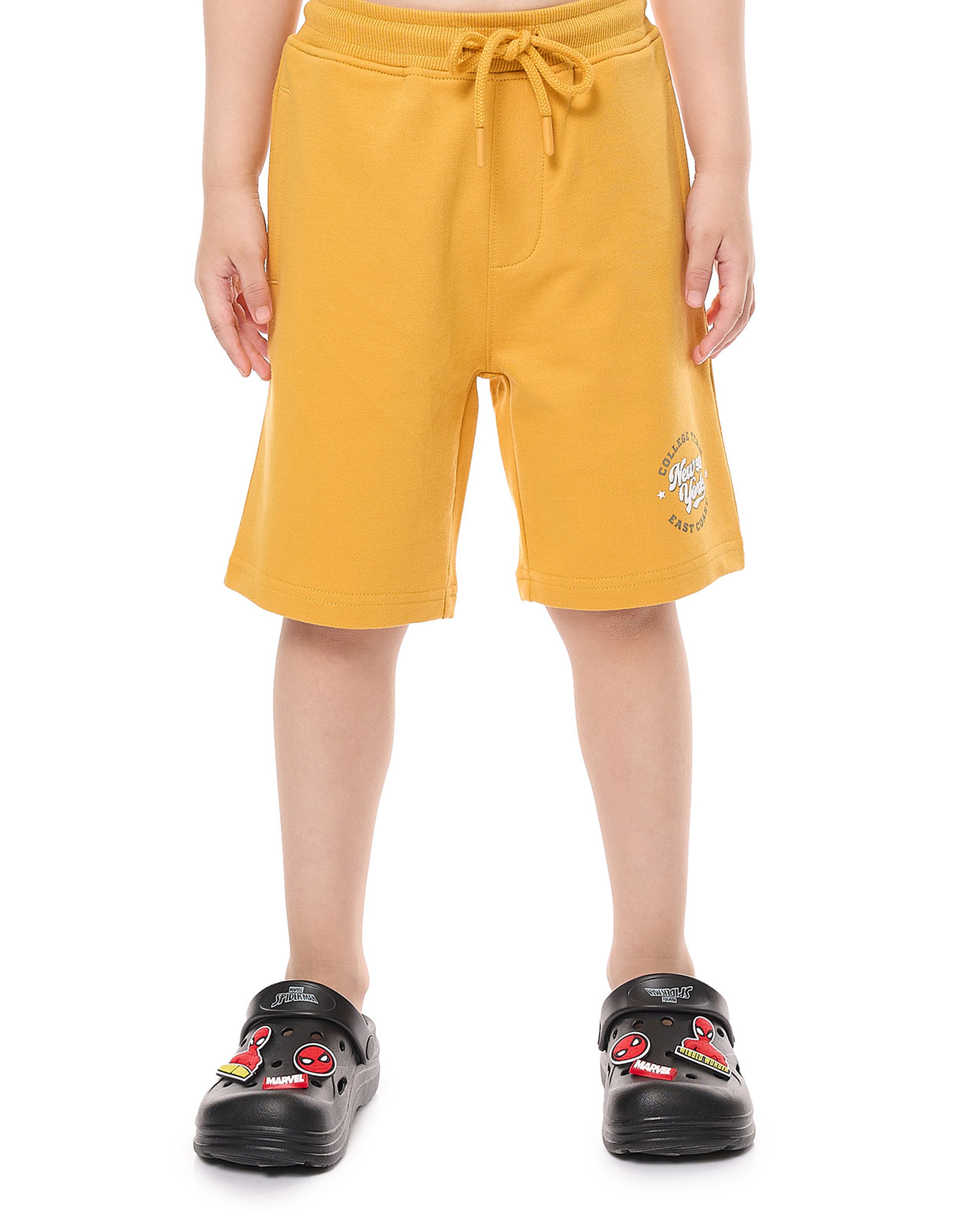 Printed Shorts with Drawstring Waist