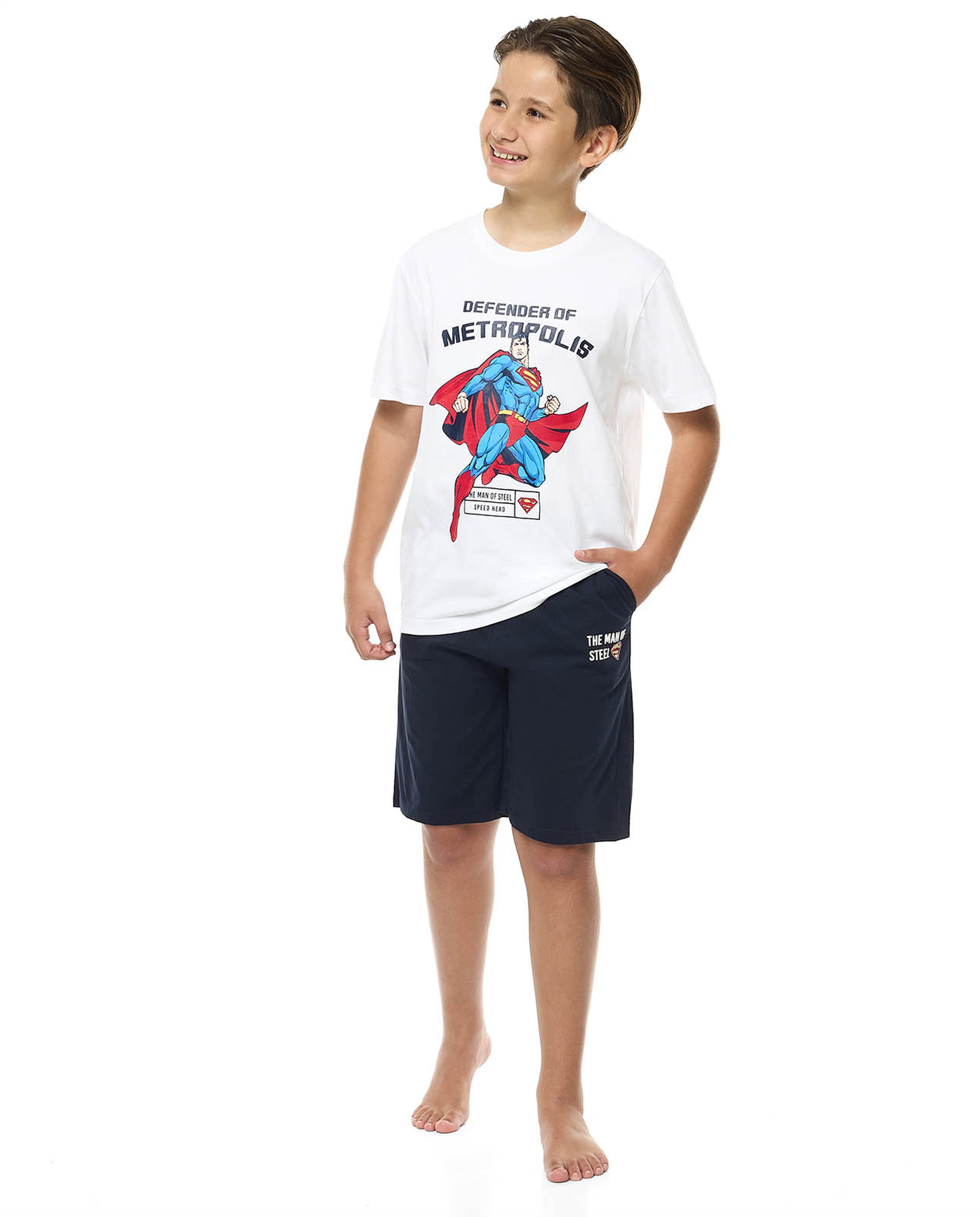 Batman Printed Shorty Pyjama Set