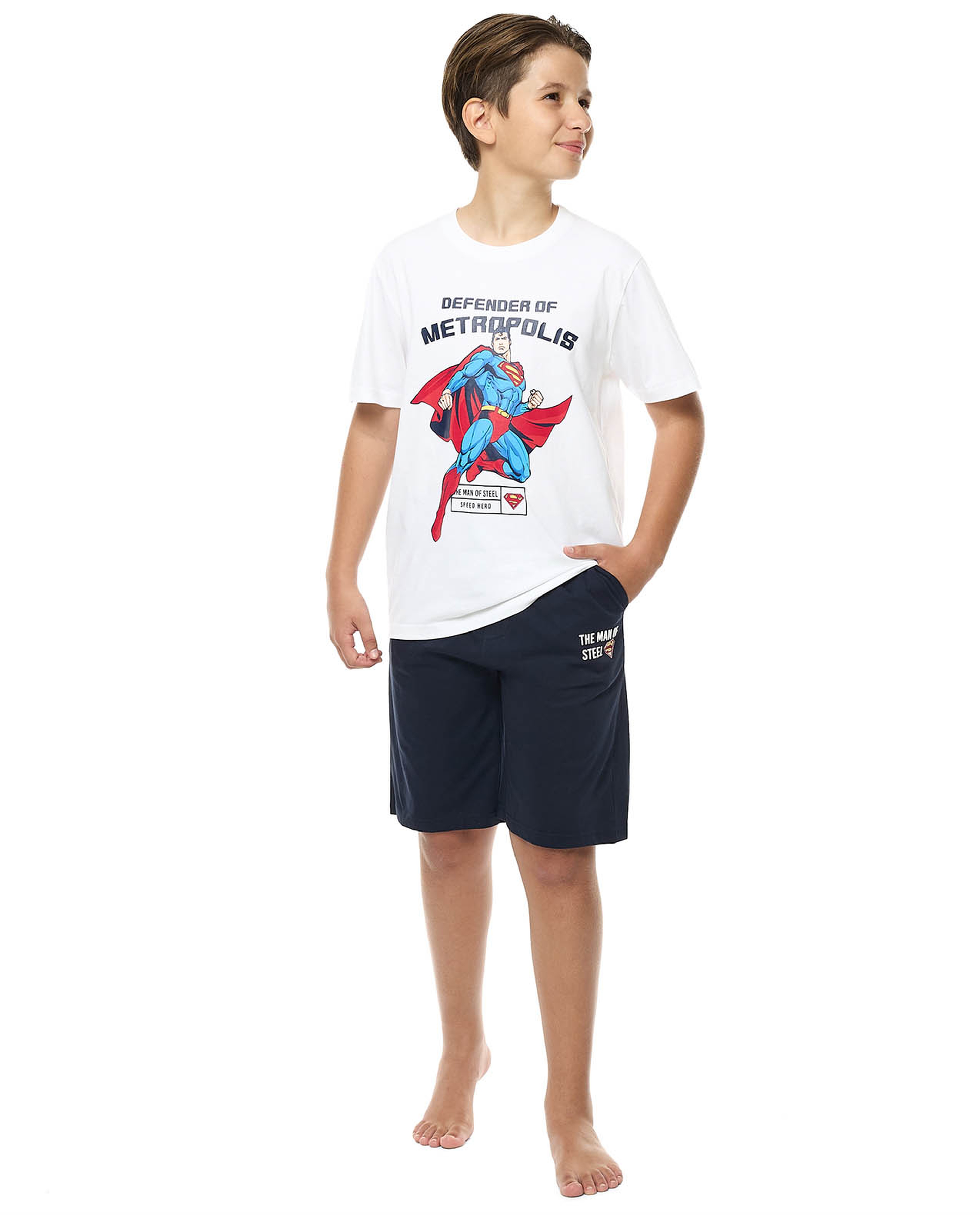 Batman Printed Shorty Pyjama Set