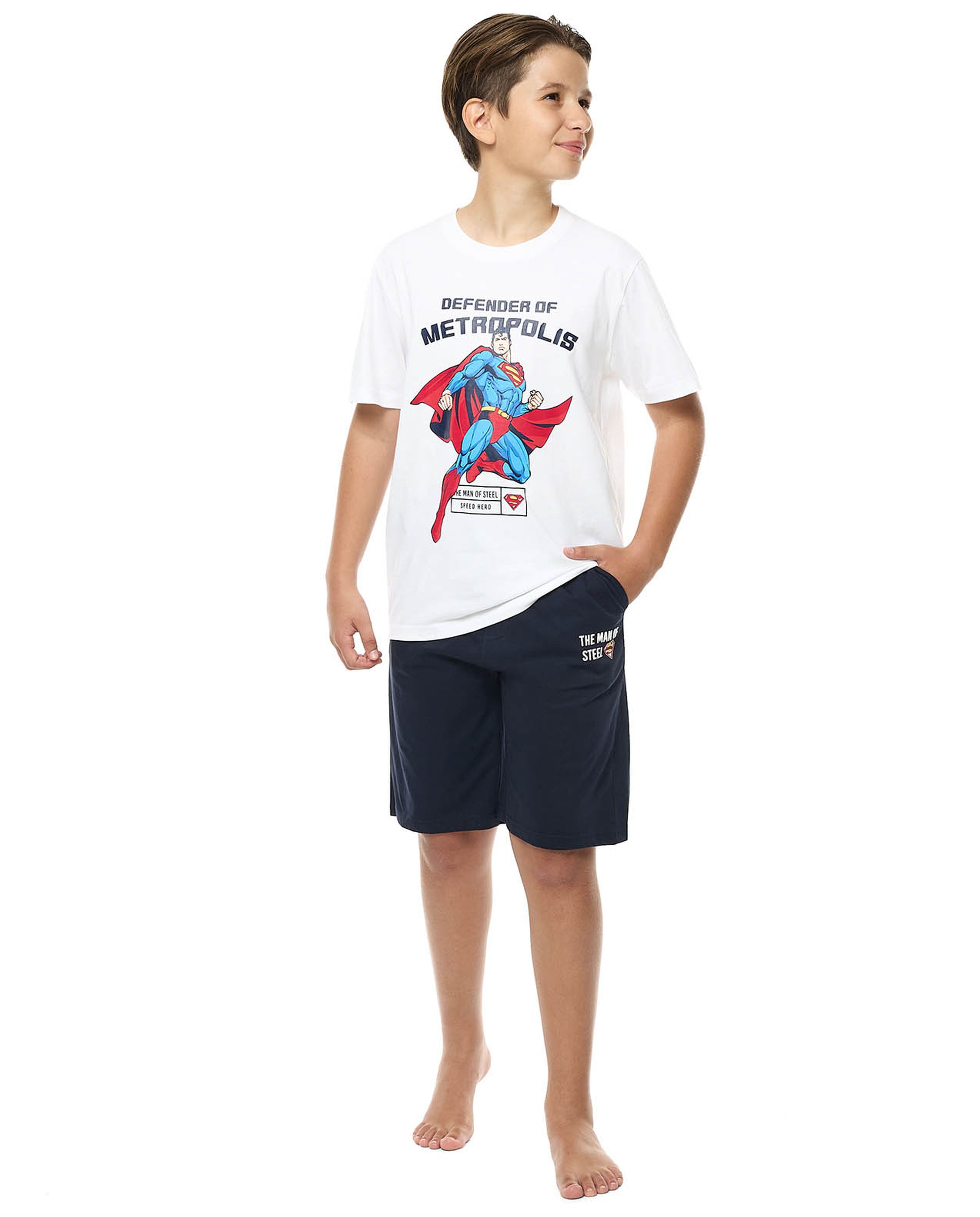 Batman Printed Shorty Pyjama Set