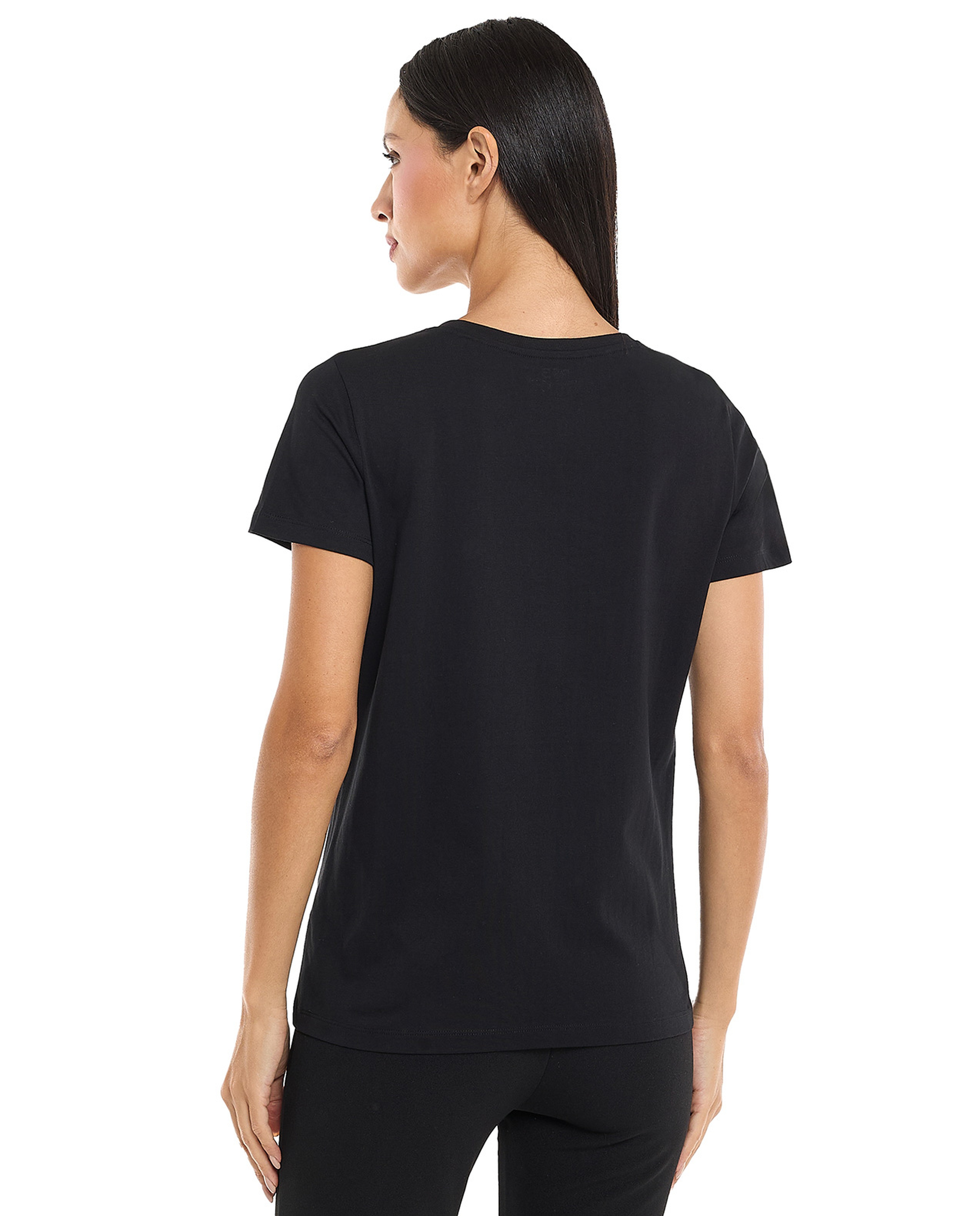 Printed T-Shirt with Crew Neck and Short Sleeves