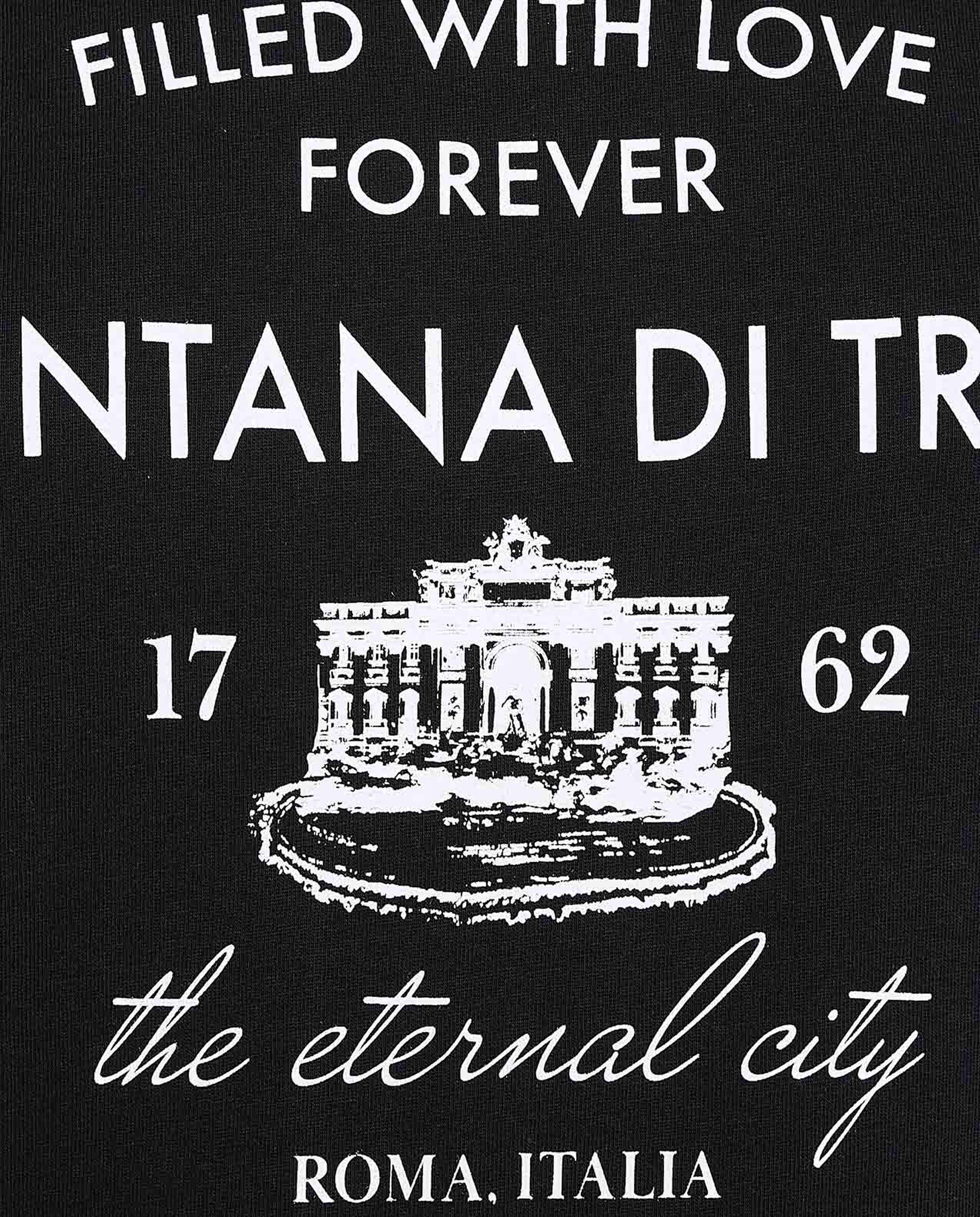 Printed T-Shirt with Crew Neck and Short Sleeves