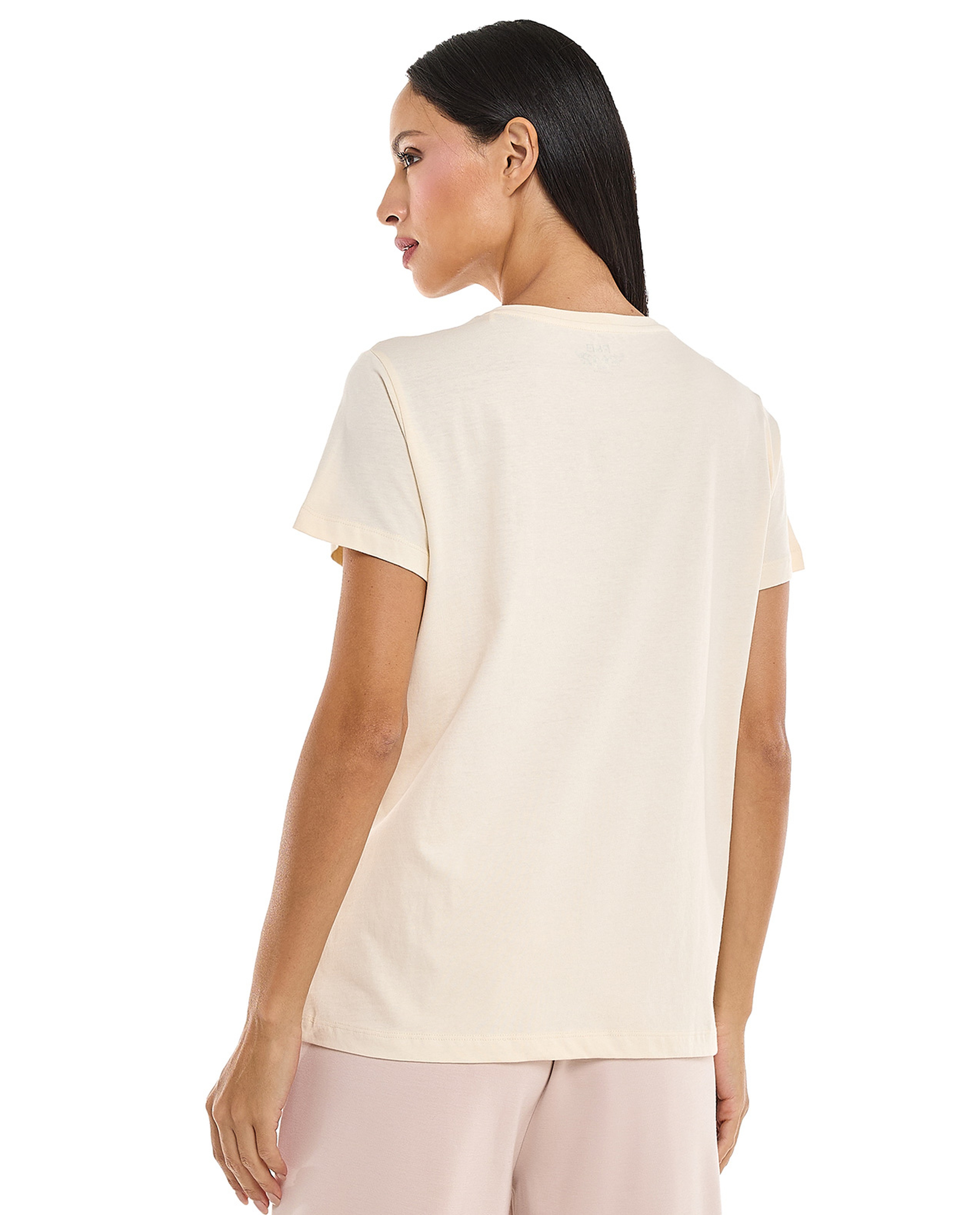 Printed T-Shirt with Crew Neck and Short Sleeves