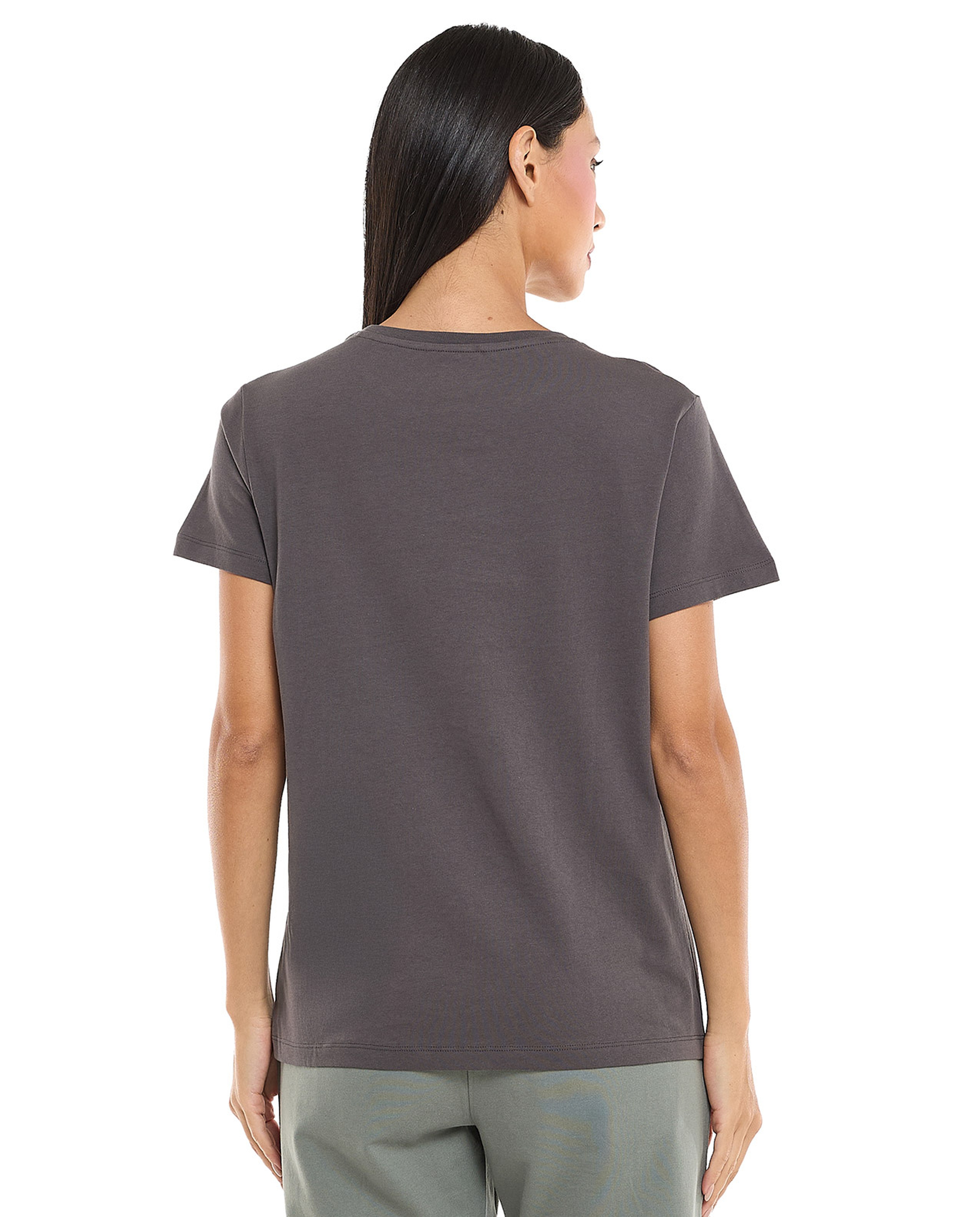 Printed T-Shirt with Crew Neck and Short Sleeves