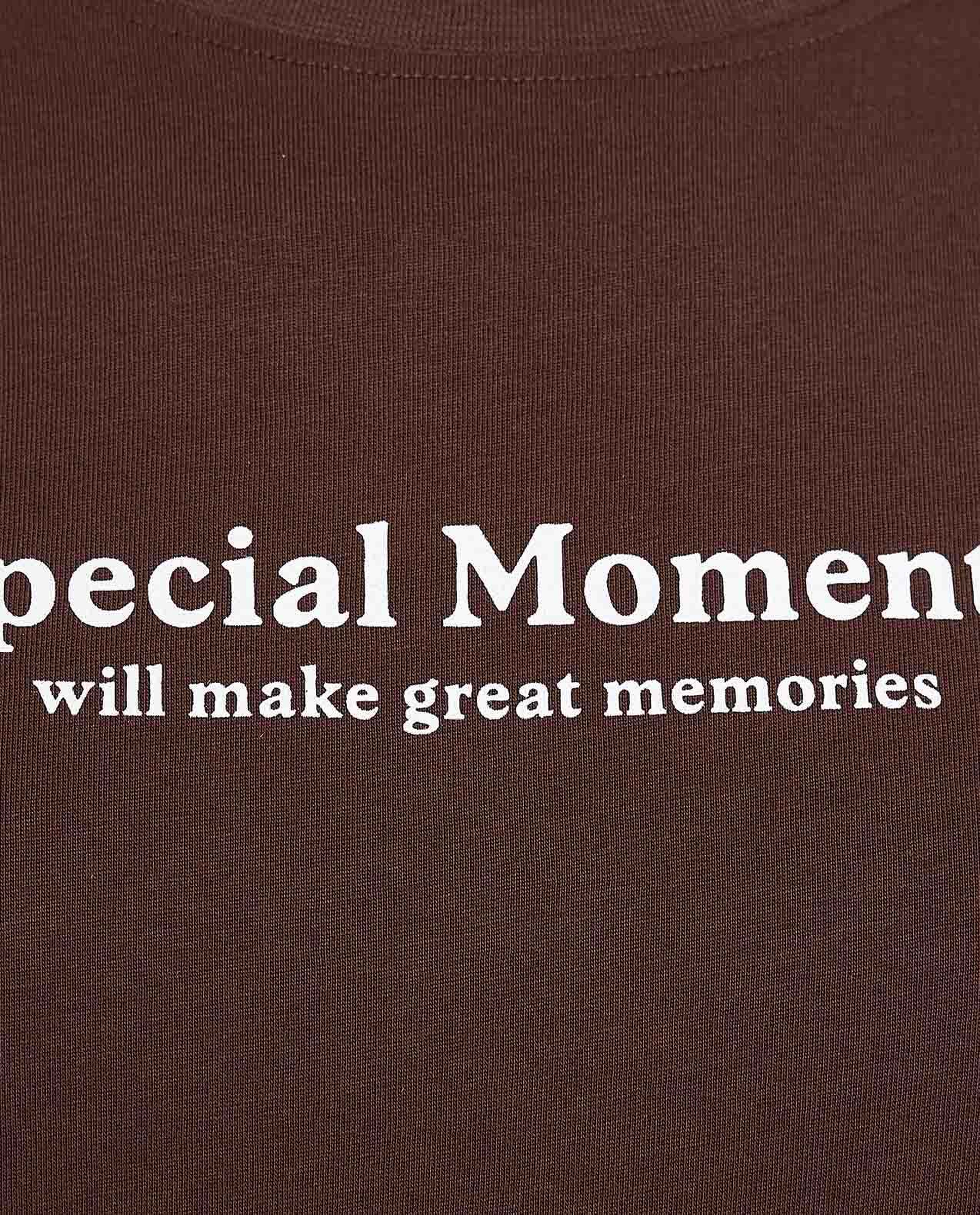 Printed T-Shirt with Crew Neck and Short Sleeves