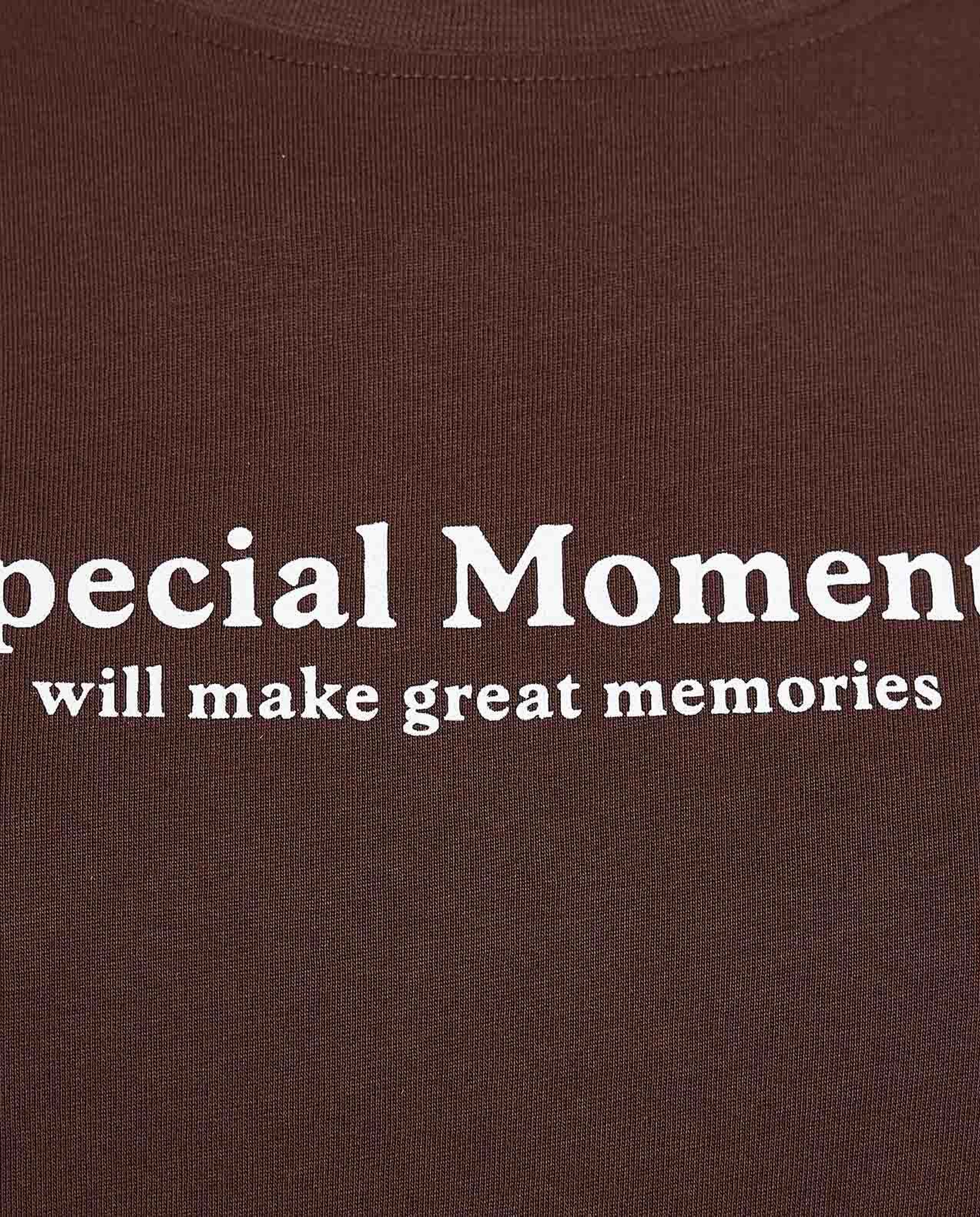 Printed T-Shirt with Crew Neck and Short Sleeves