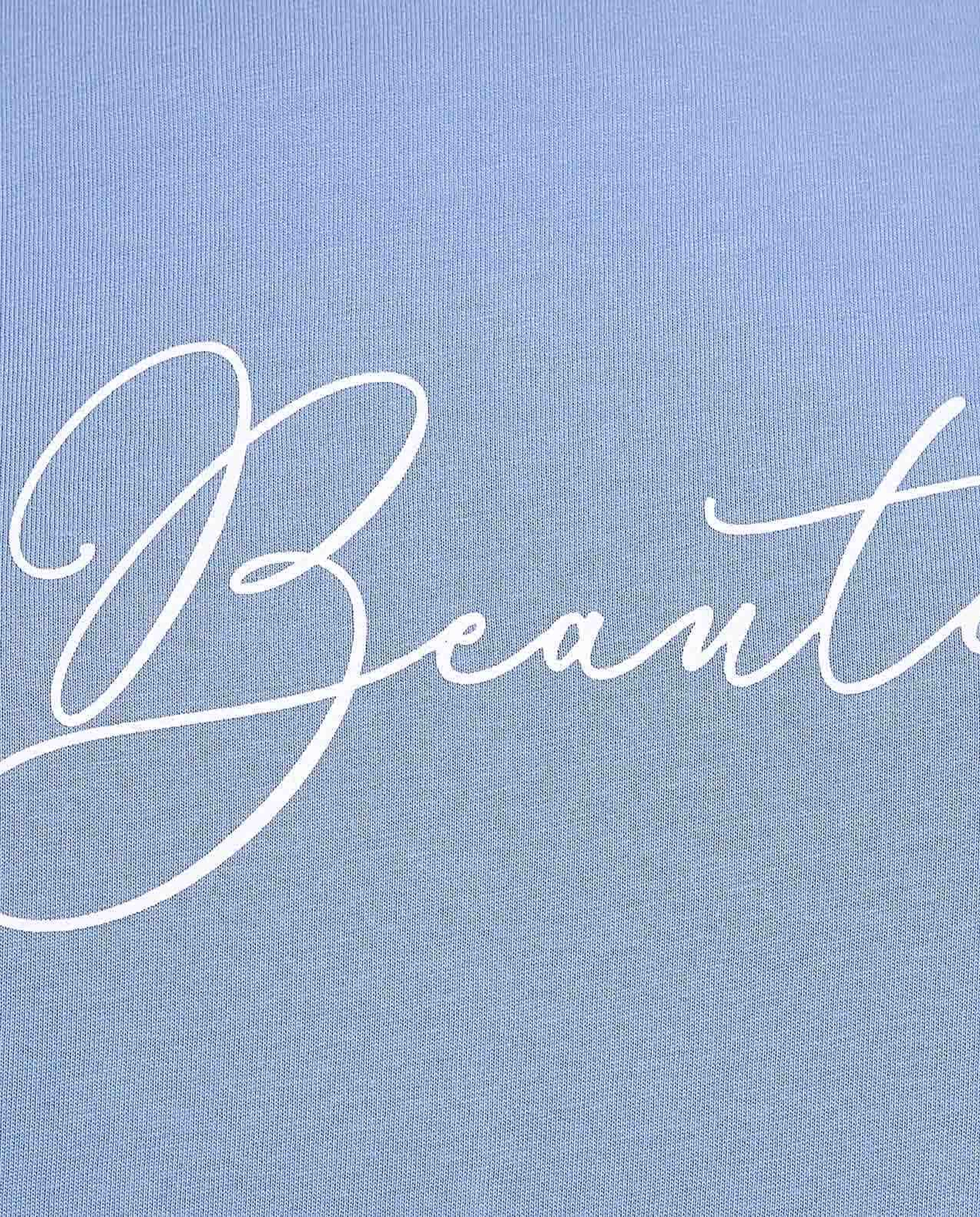 Printed T-Shirt with Crew Neck and Short Sleeves