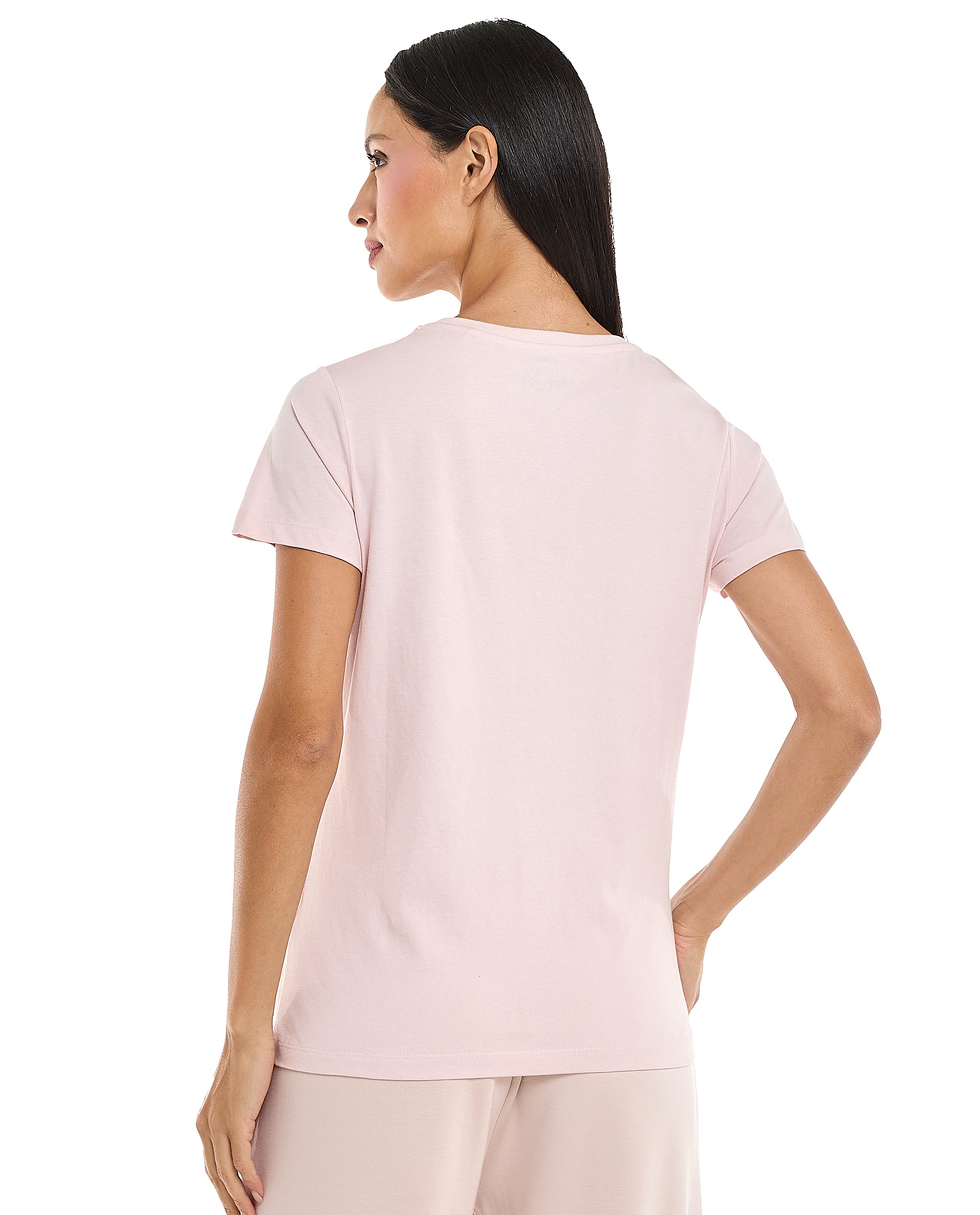 Printed T-Shirt with Crew Neck and Short Sleeves