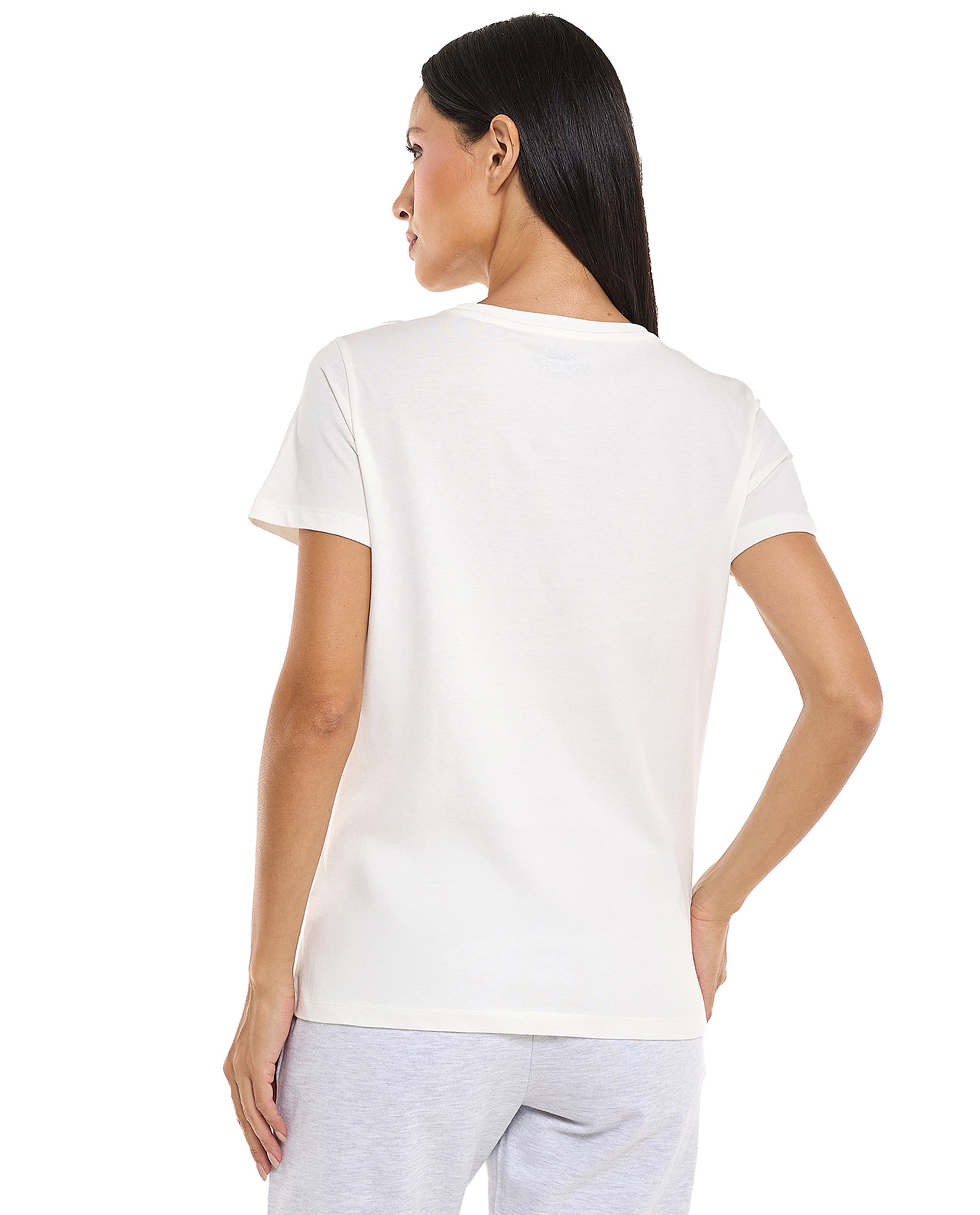 Printed T-Shirt with Crew Neck and Short Sleeves