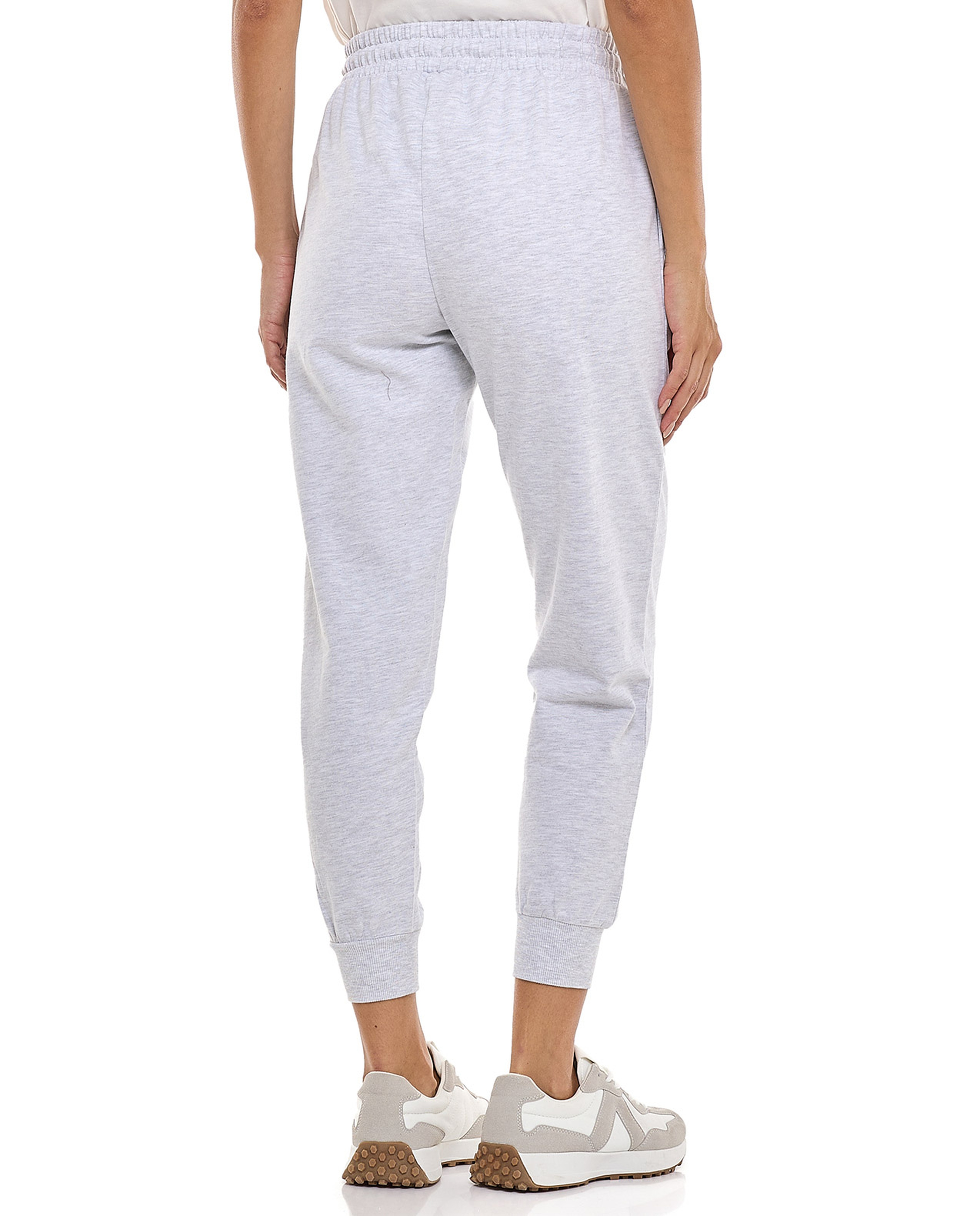 Solid Joggers with Drawstring Waist