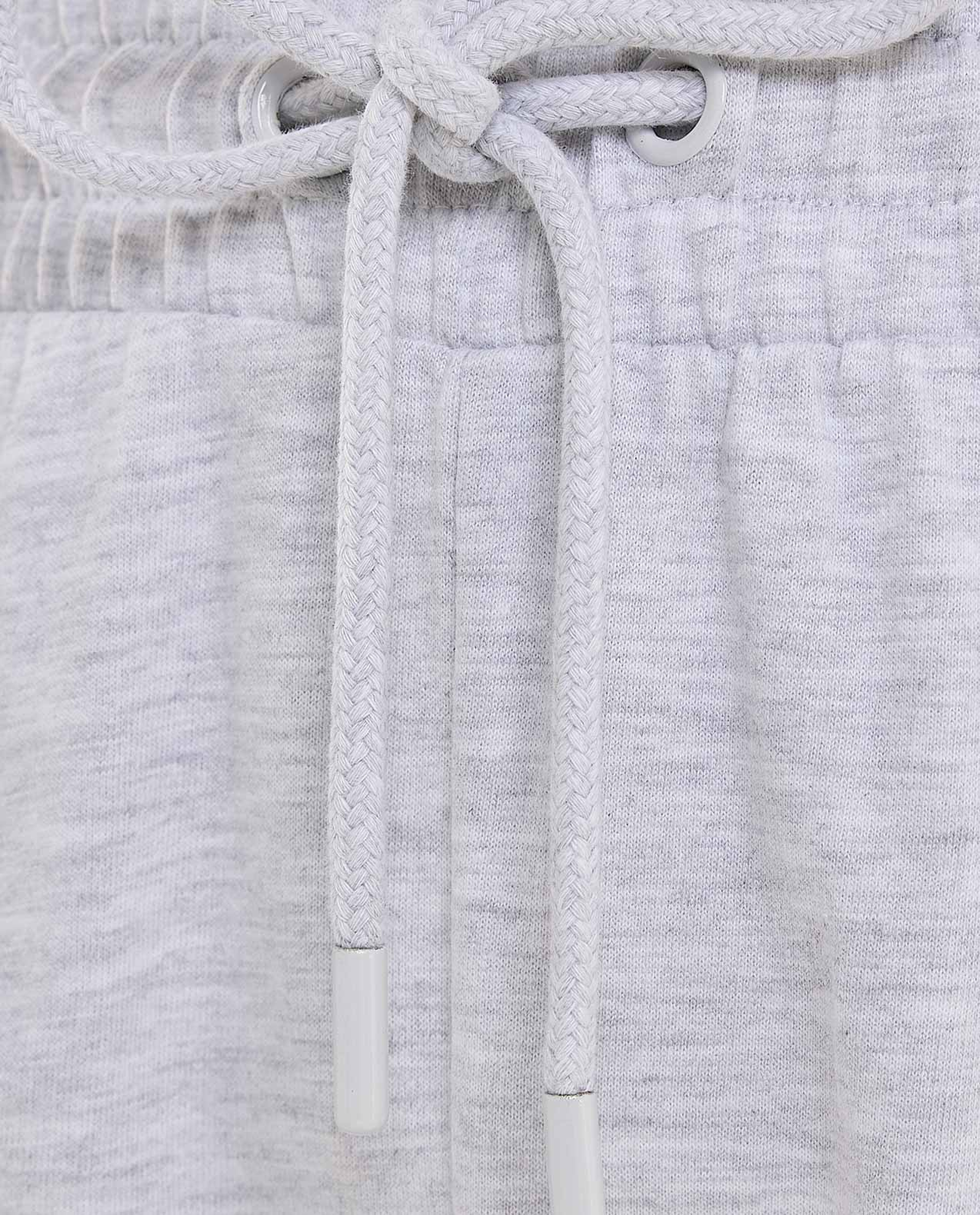 Solid Joggers with Drawstring Waist