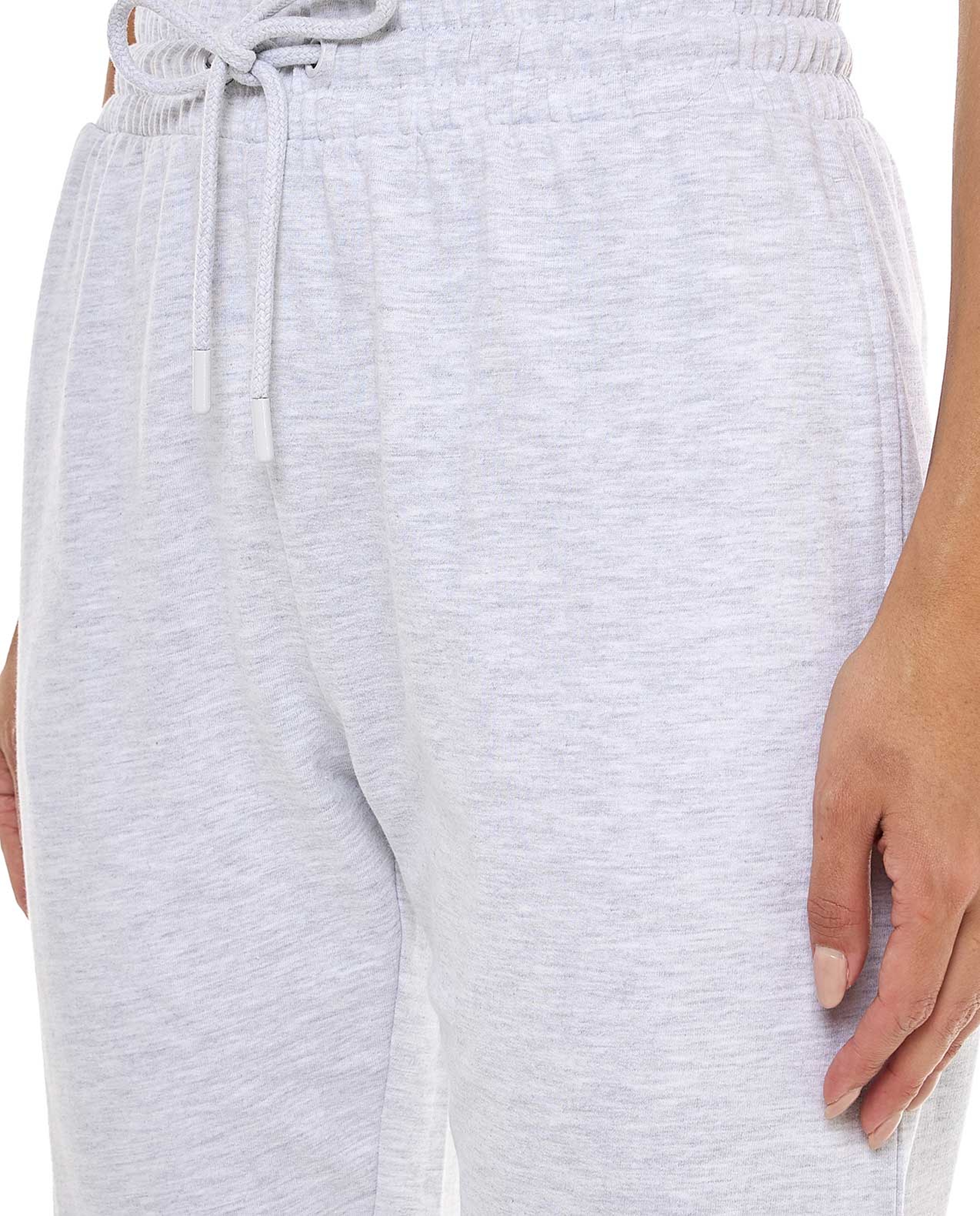 Solid Joggers with Drawstring Waist