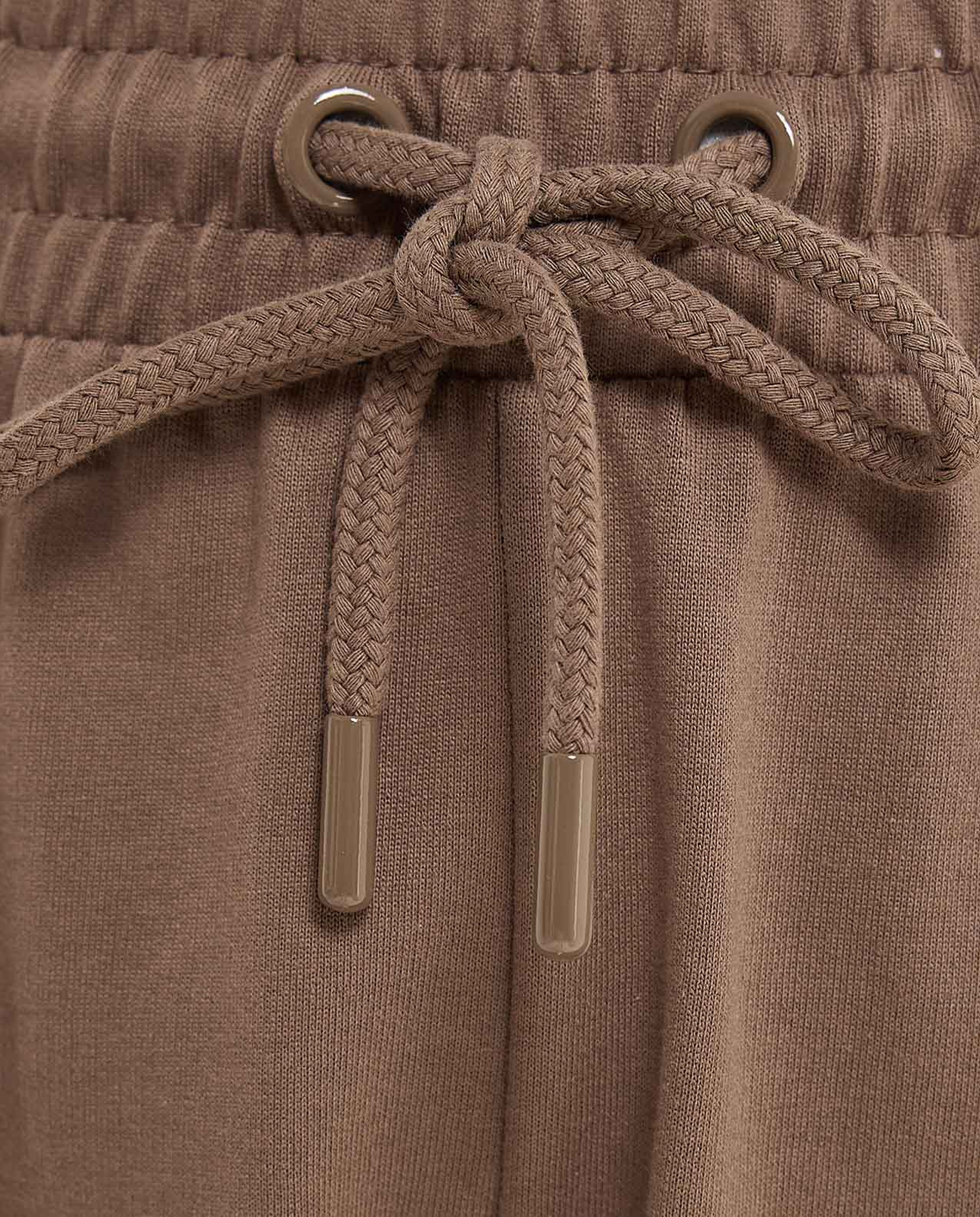 Solid Joggers with Drawstring Waist