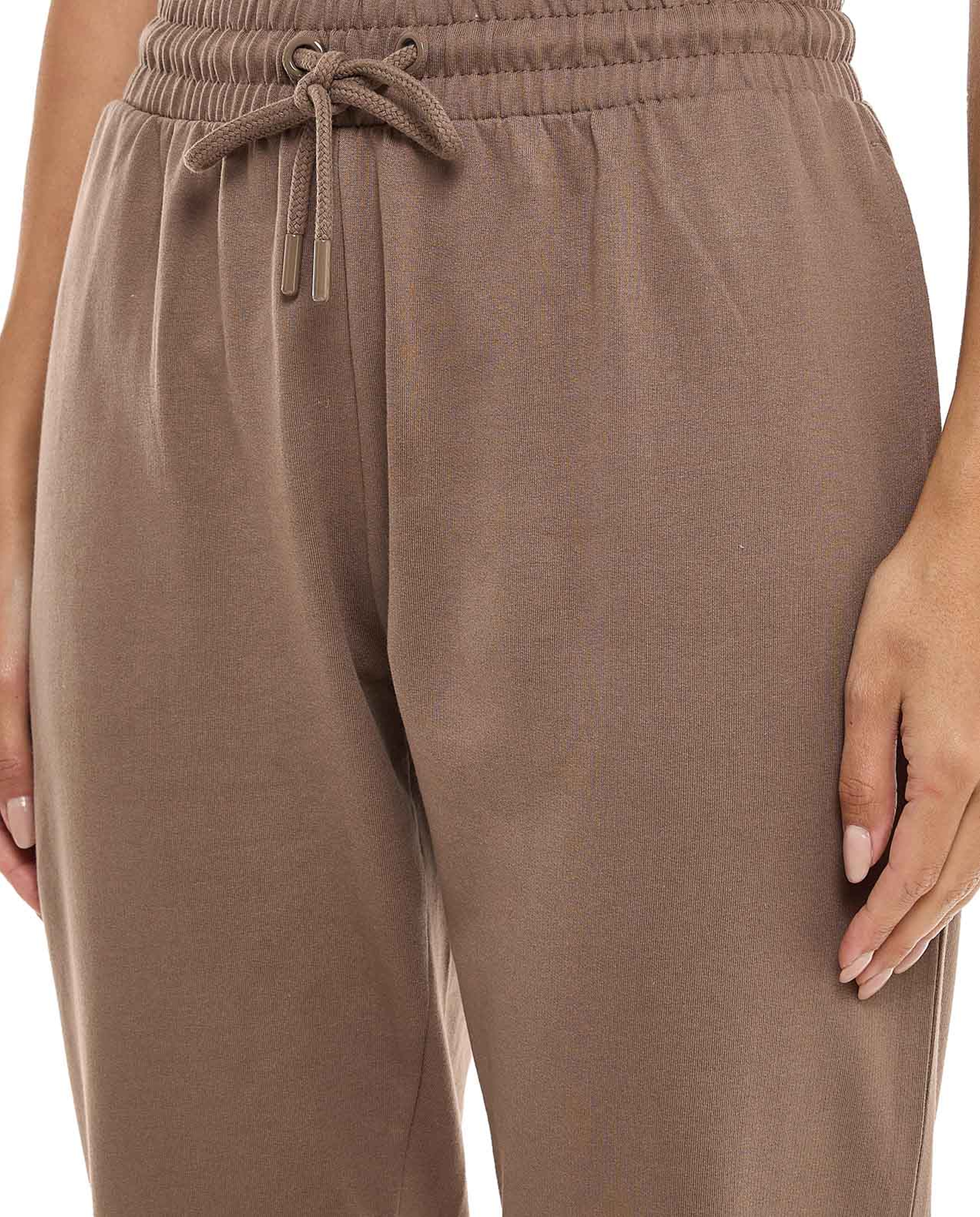 Solid Joggers with Drawstring Waist