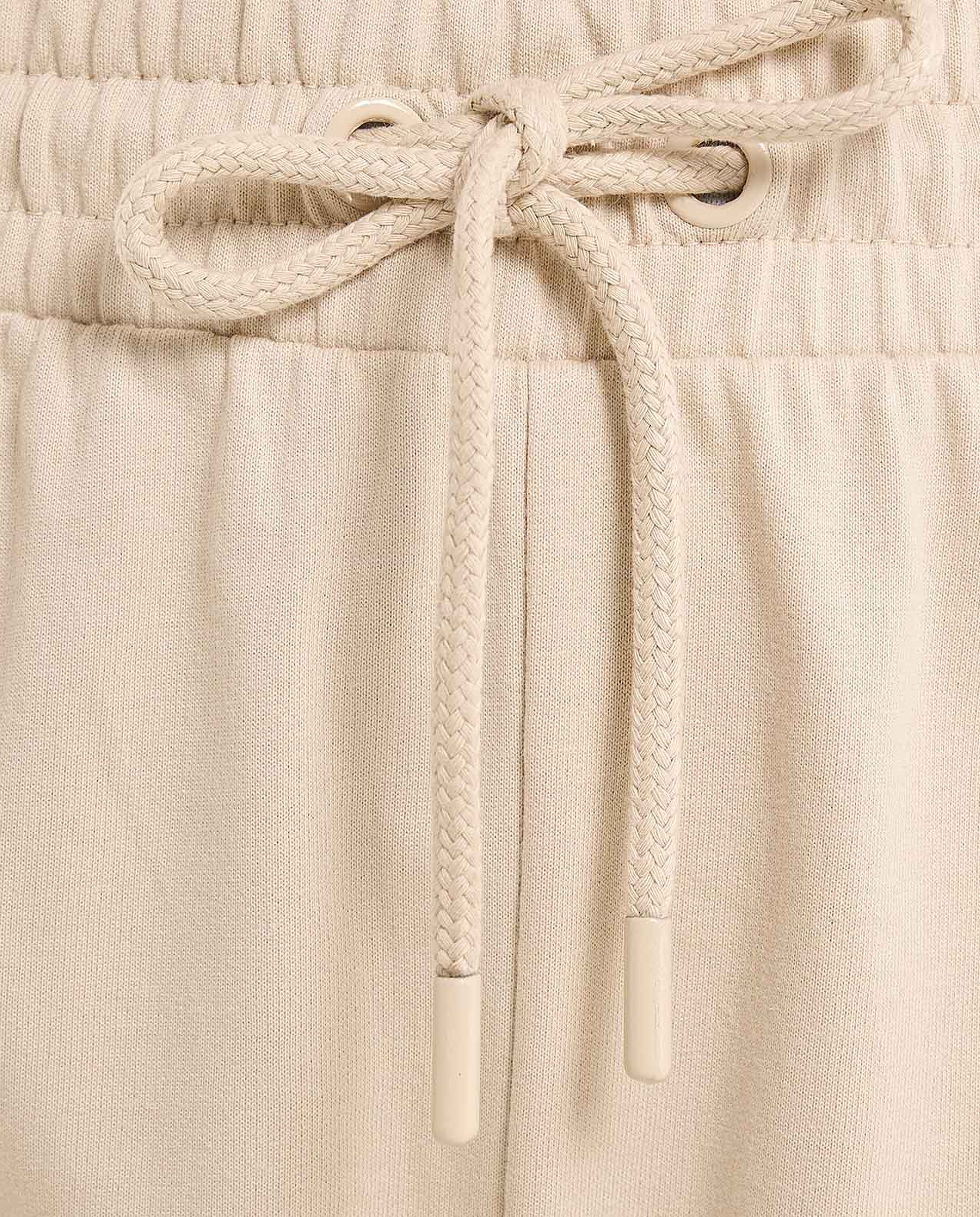 Solid Joggers with Drawstring Waist