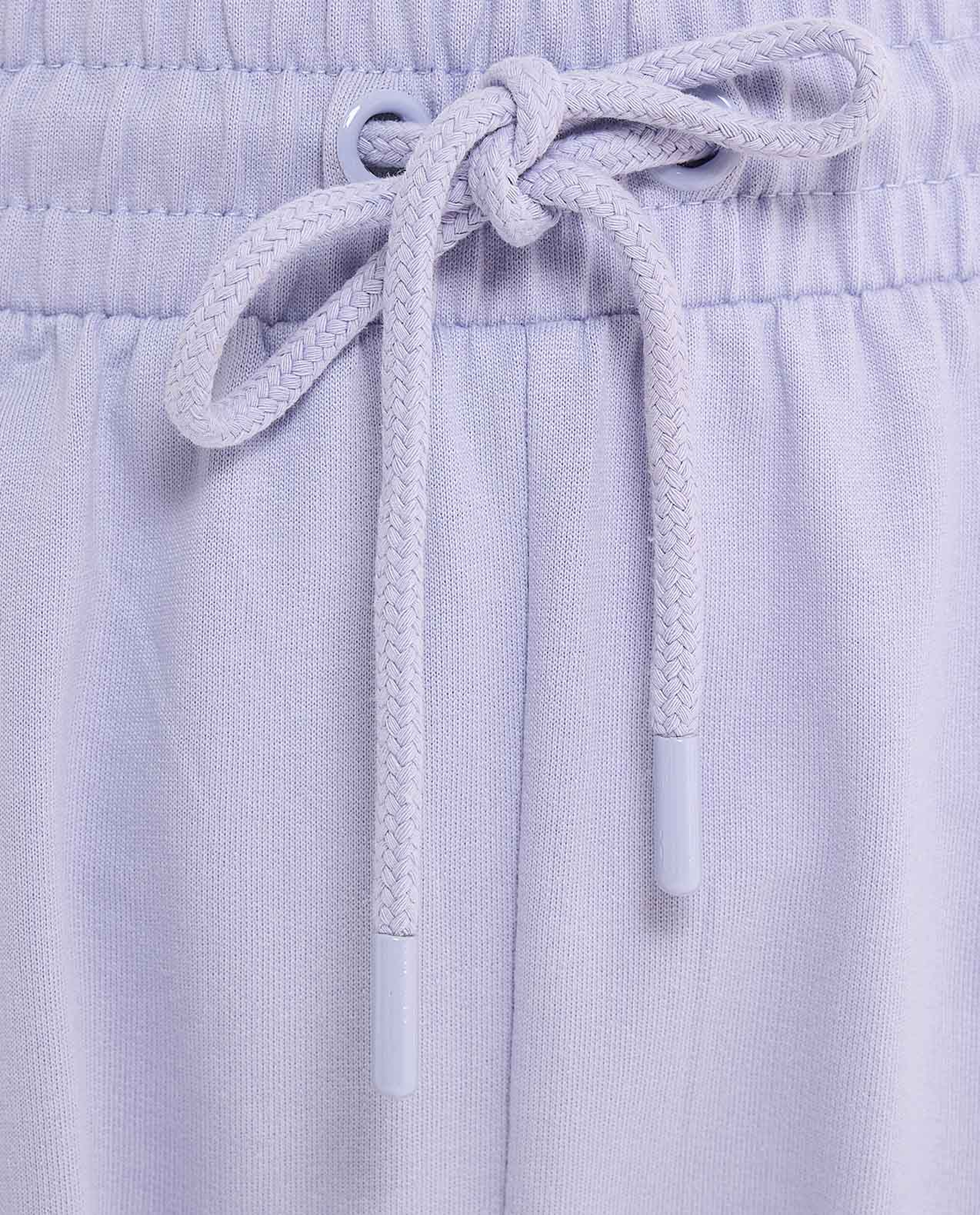 Solid Joggers with Drawstring Waist