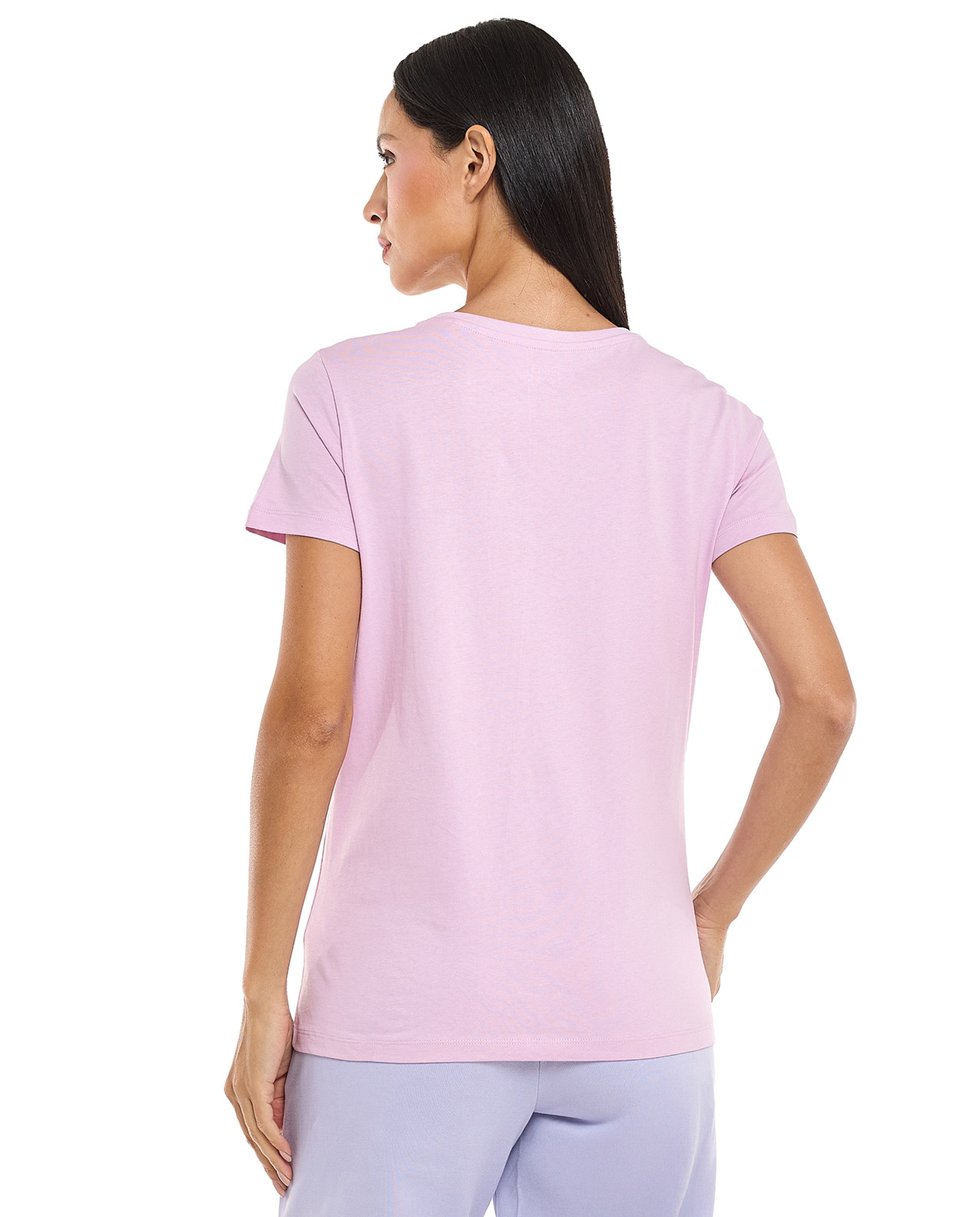 Printed T-Shirt with Crew Neck and Short Sleeves