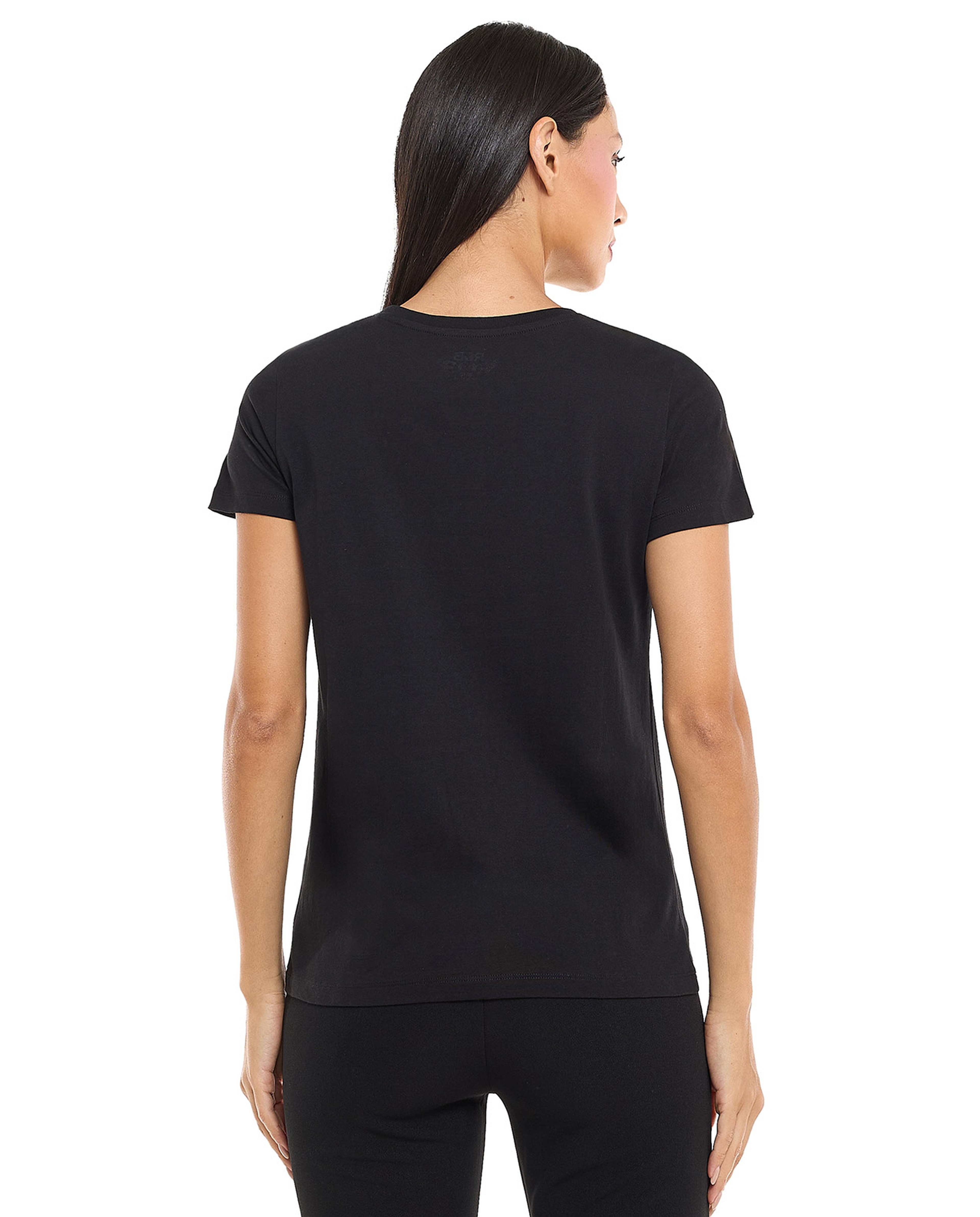 Printed T-Shirt with Crew Neck and Short Sleeves