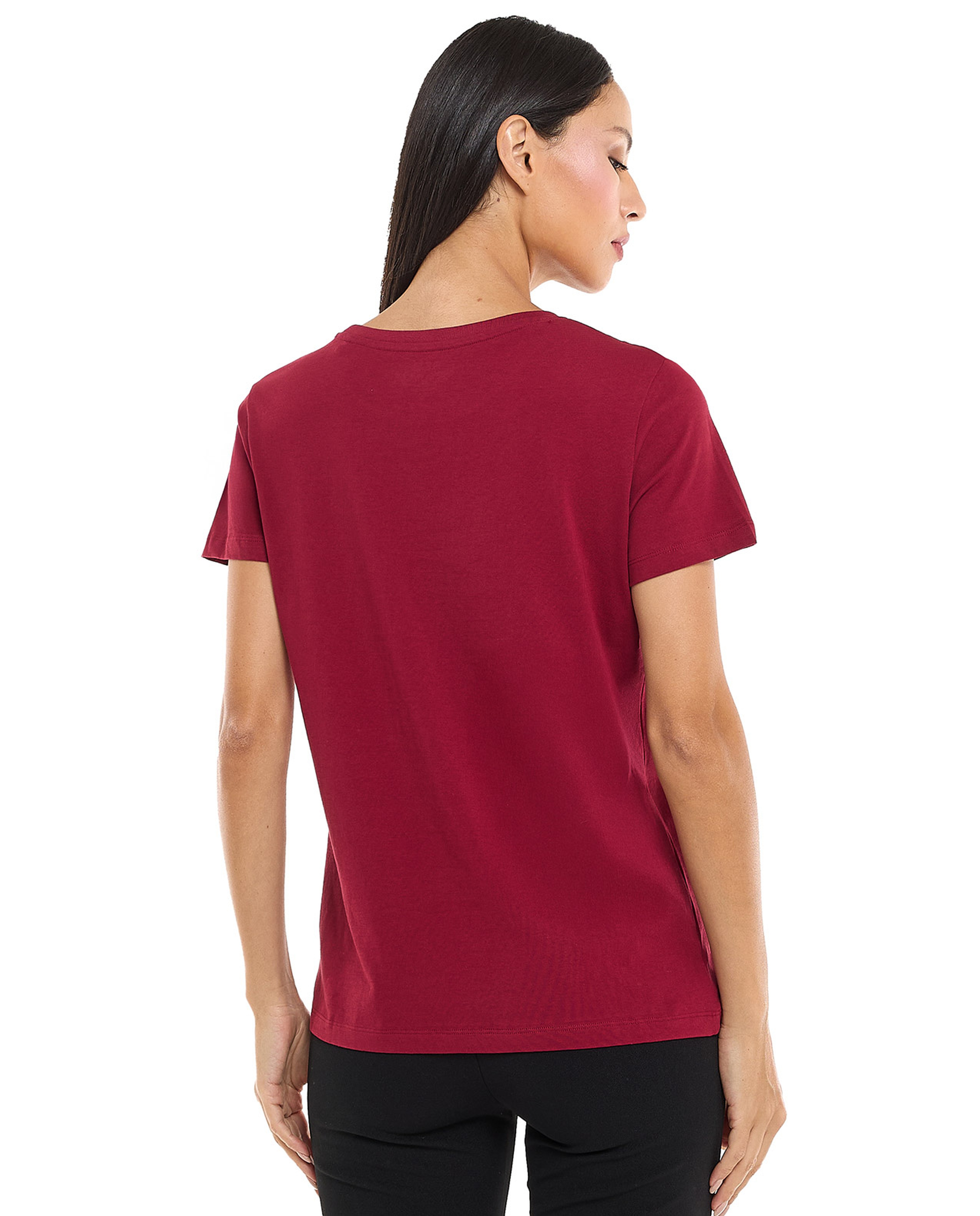 Printed T-Shirt with Crew Neck and Short Sleeves