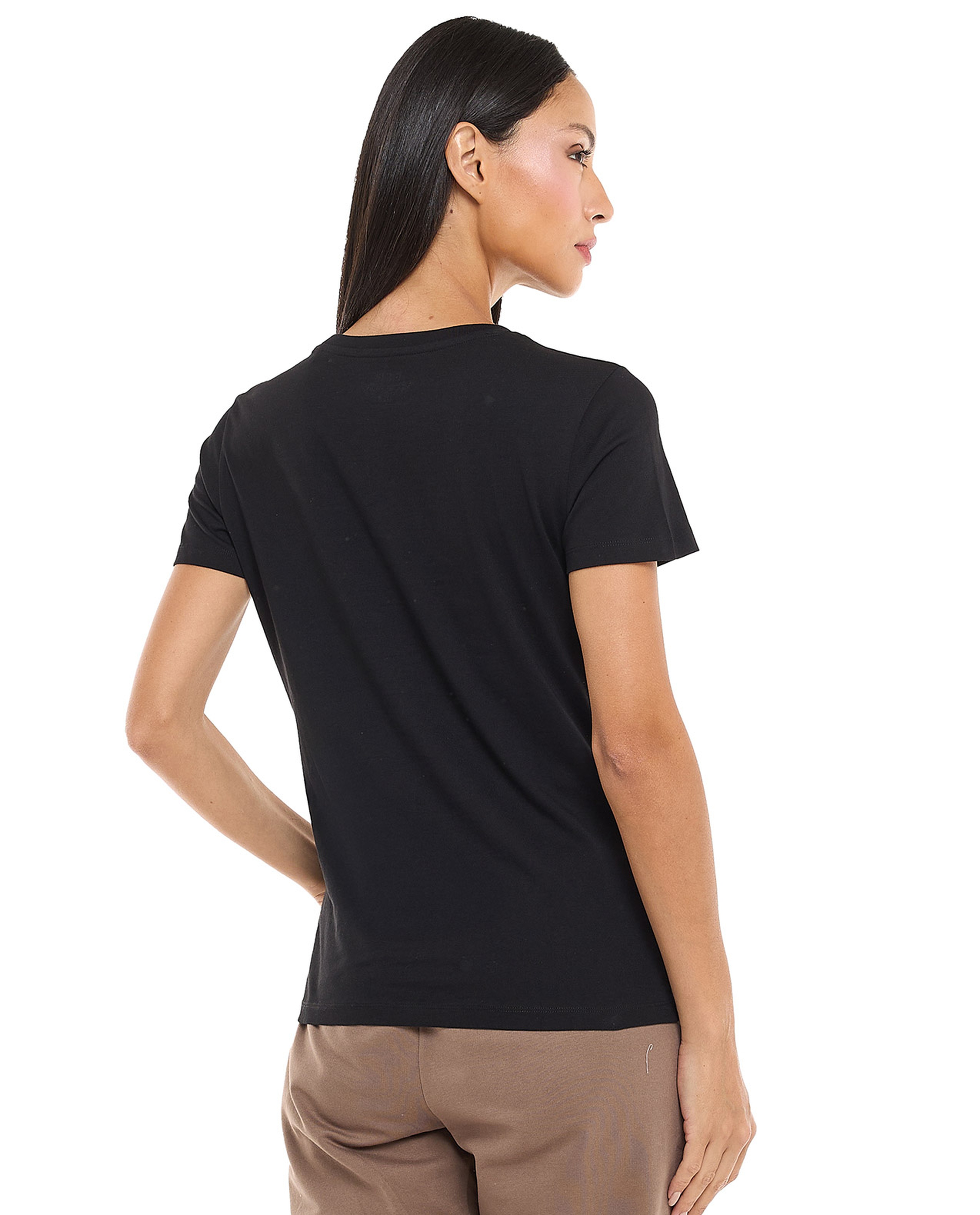 Printed T-Shirt with Crew Neck and Short Sleeves