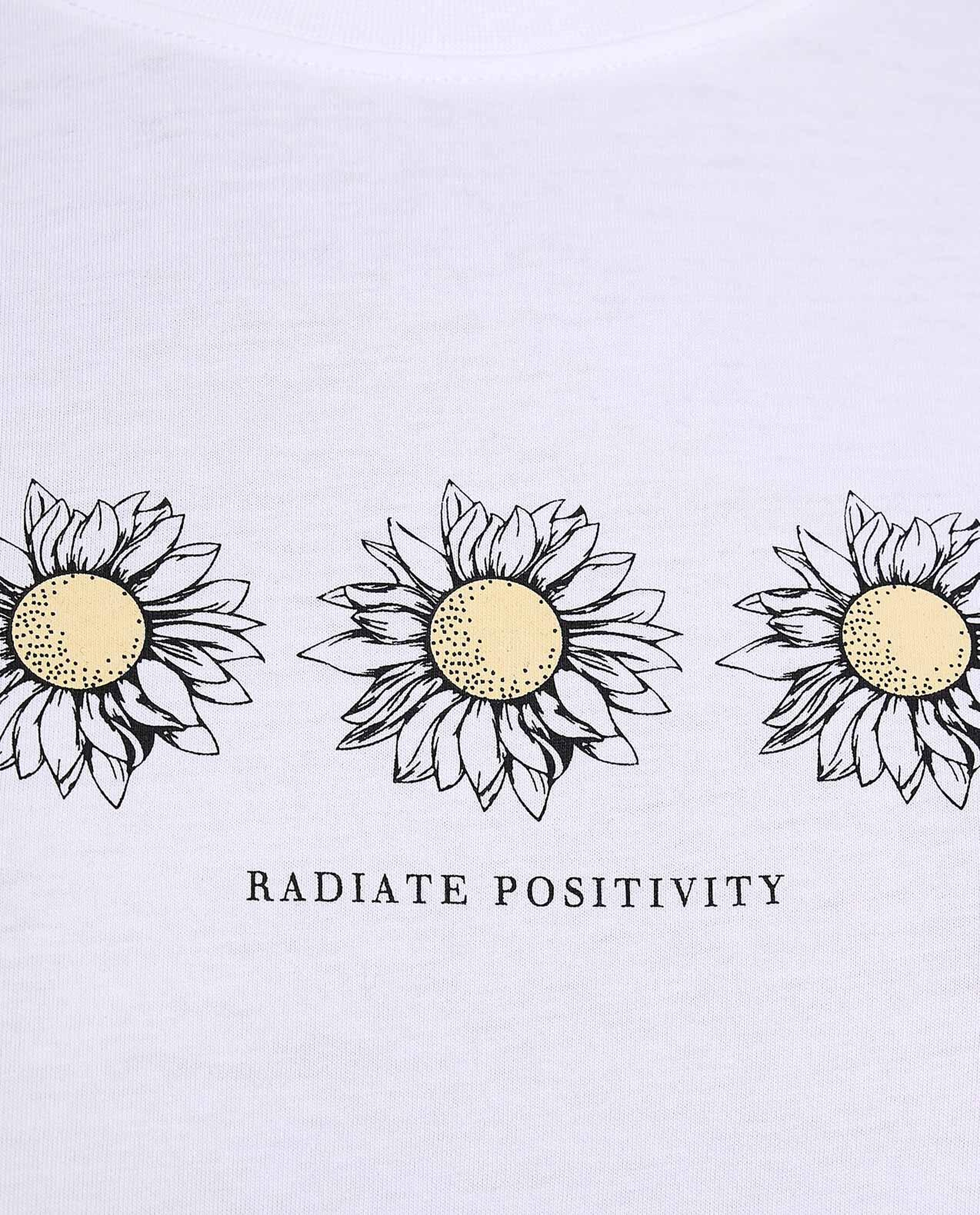 Printed T-Shirt with Crew Neck and Short Sleeves