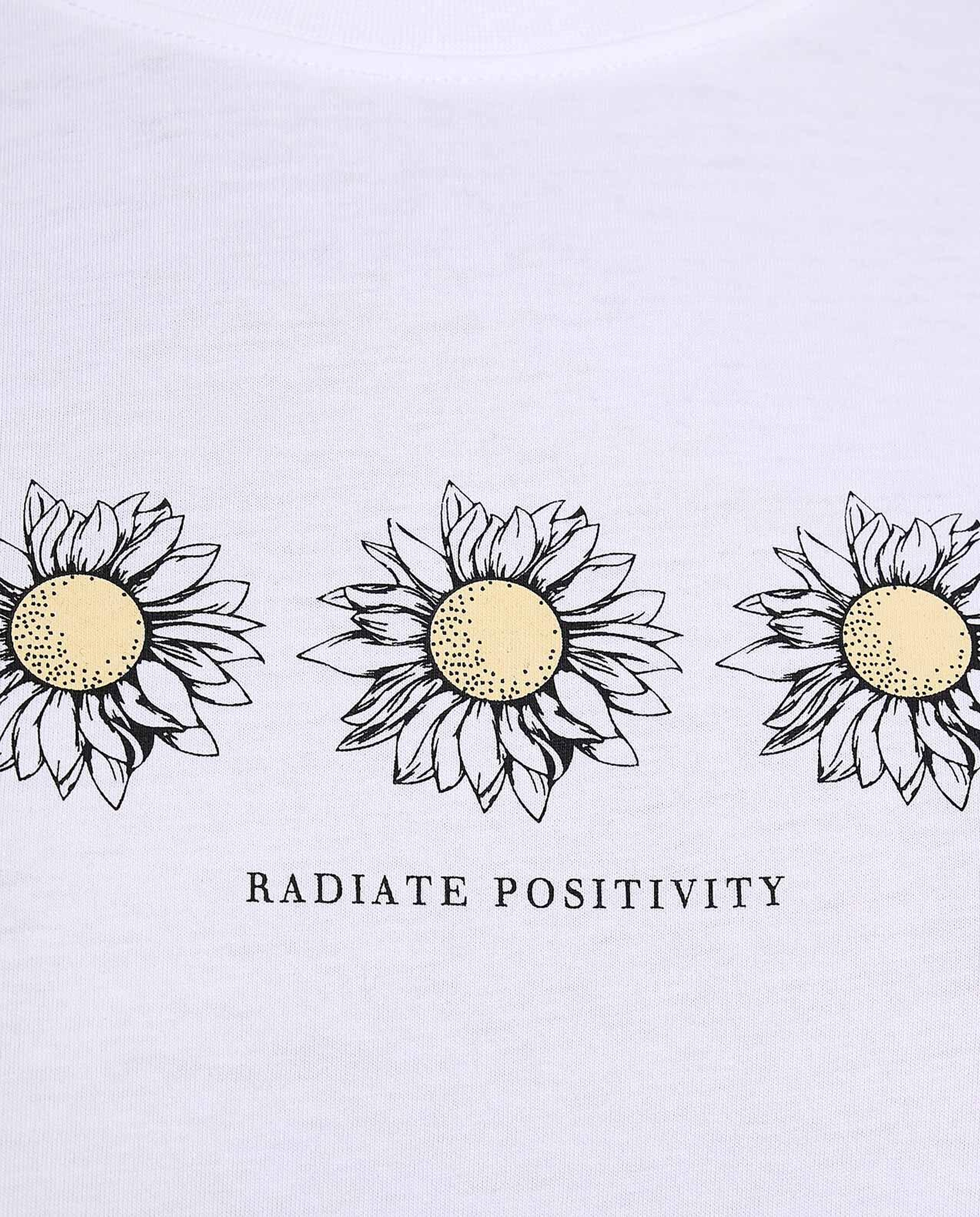 Printed T-Shirt with Crew Neck and Short Sleeves