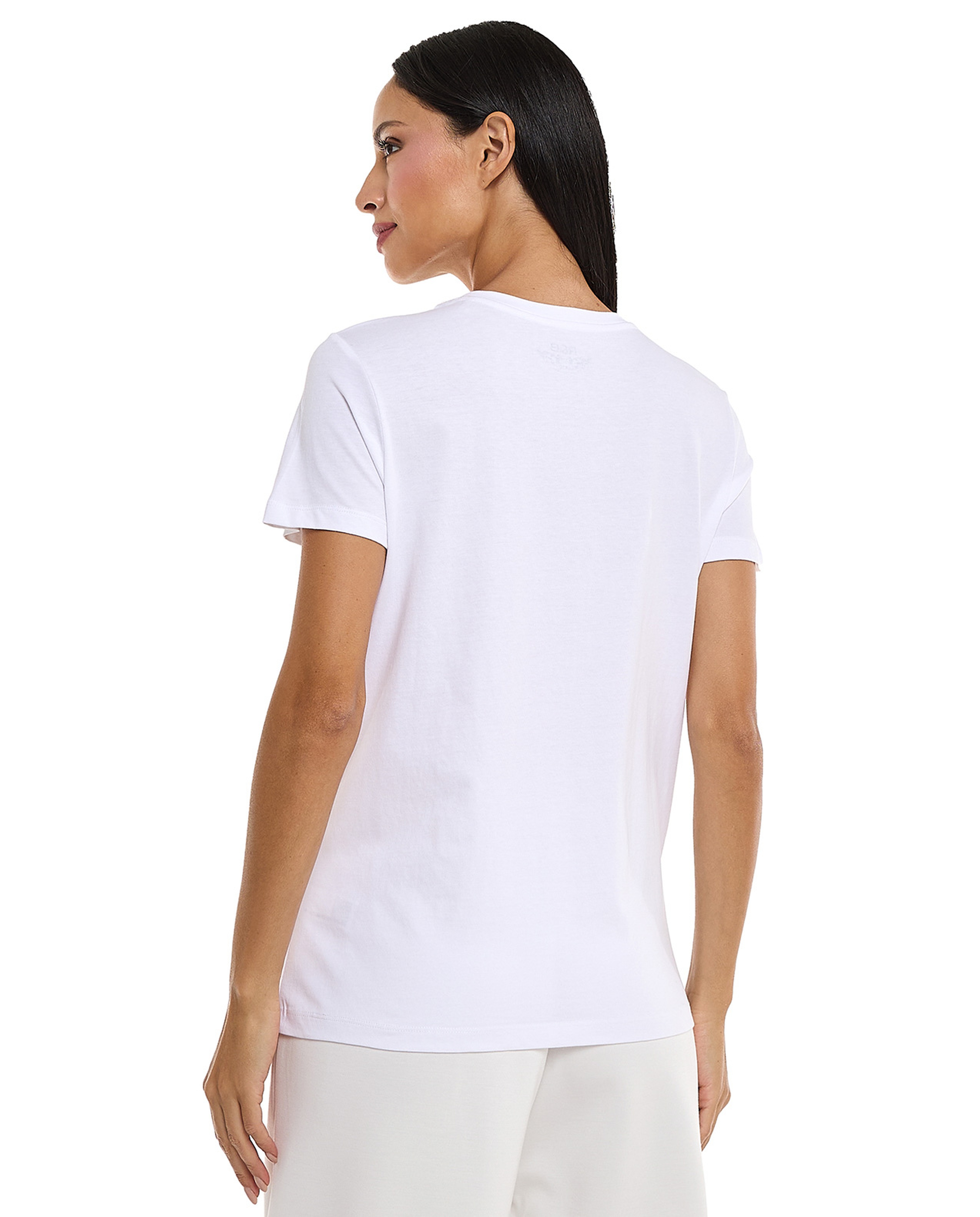 Printed T-Shirt with Crew Neck and Short Sleeves