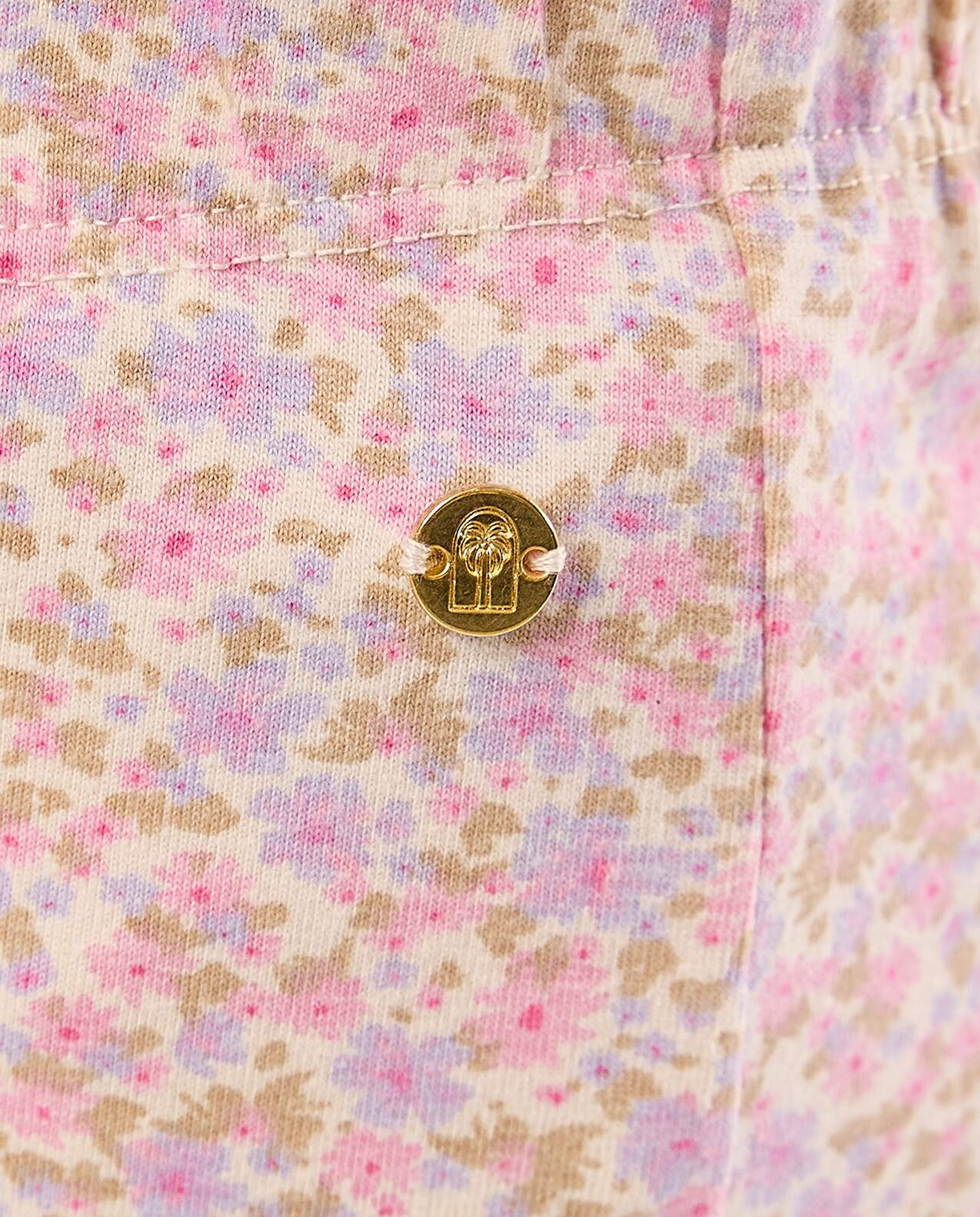 Printed Flared Pants with Elastic Waist