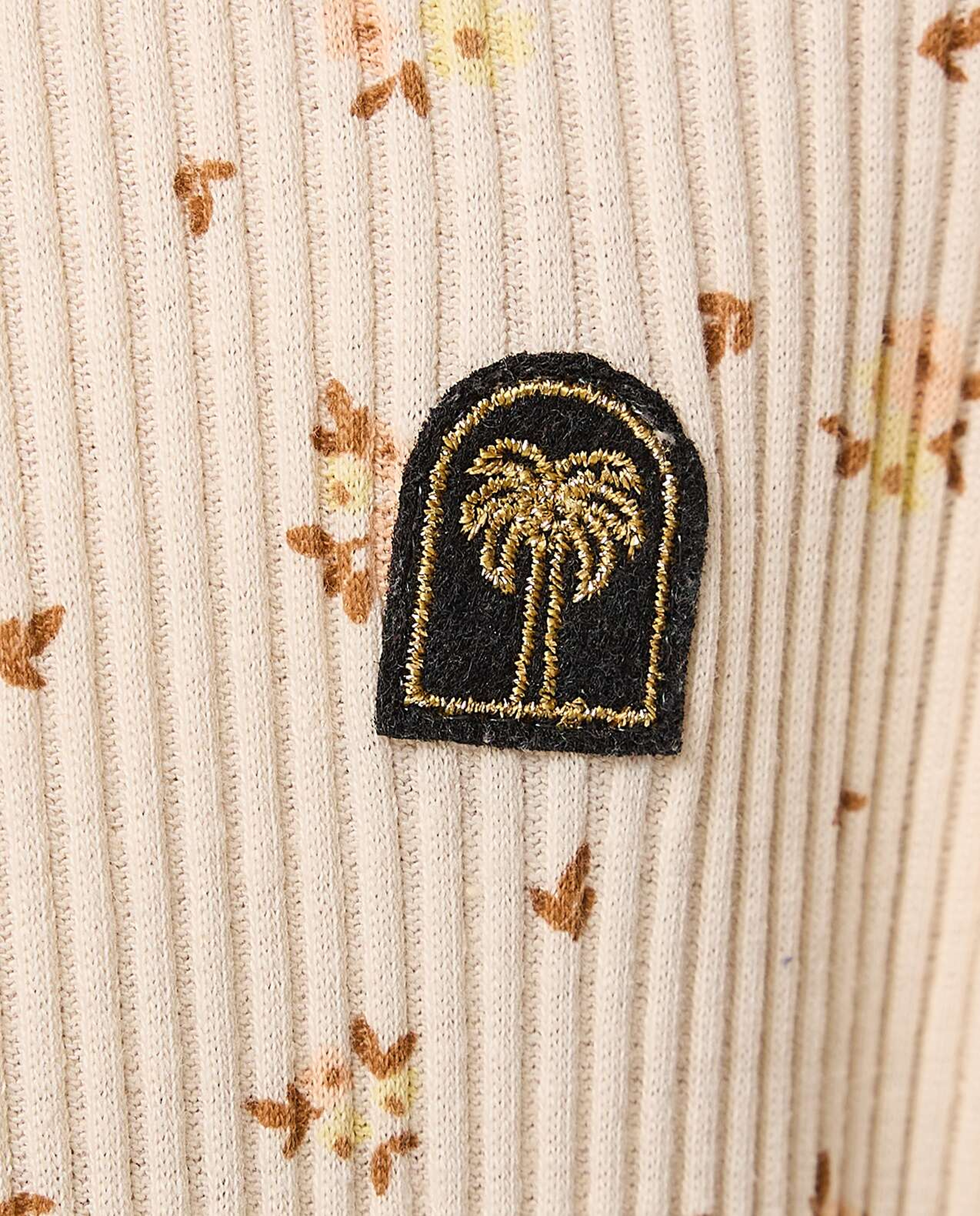 Printed Tiered Dress with Crew Neck and Short Sleeves