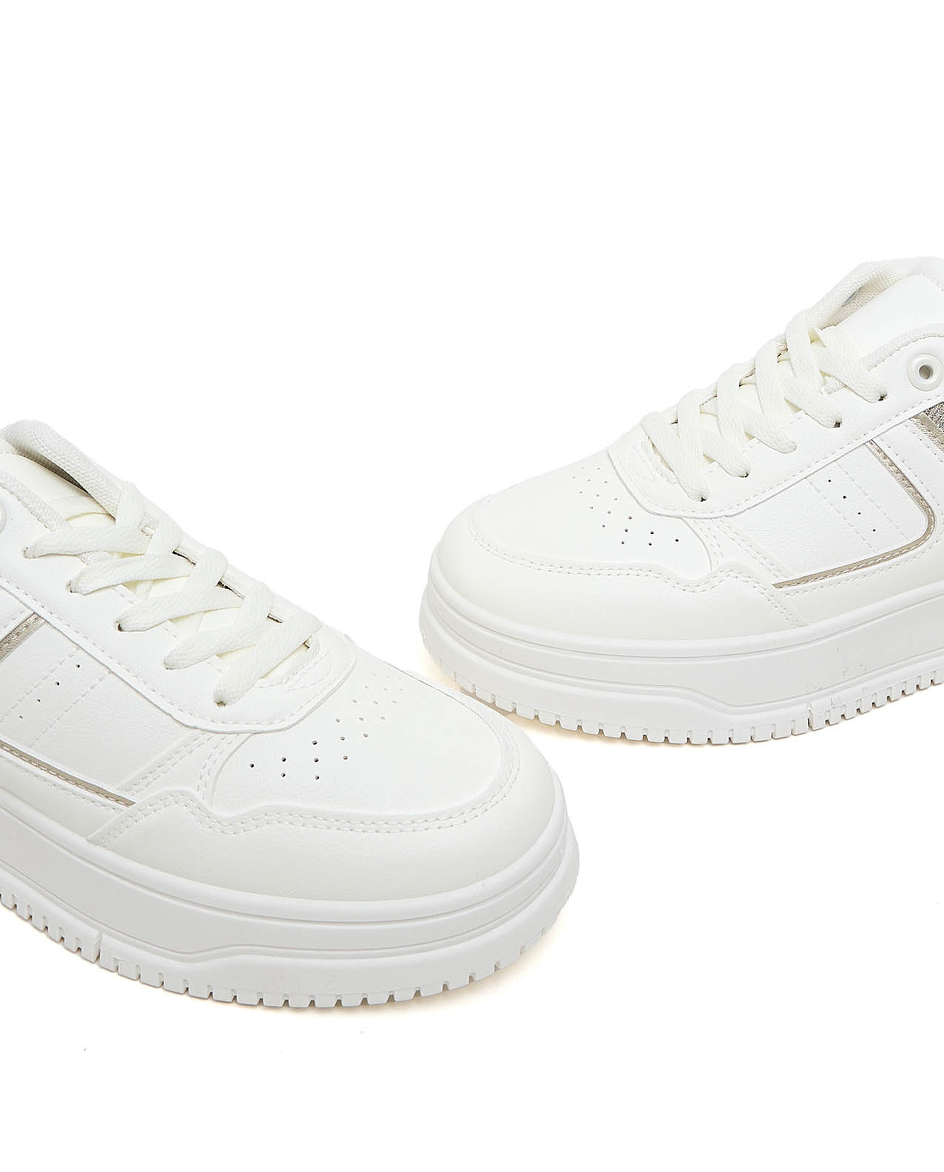 Color Block Lace Up Sneakers