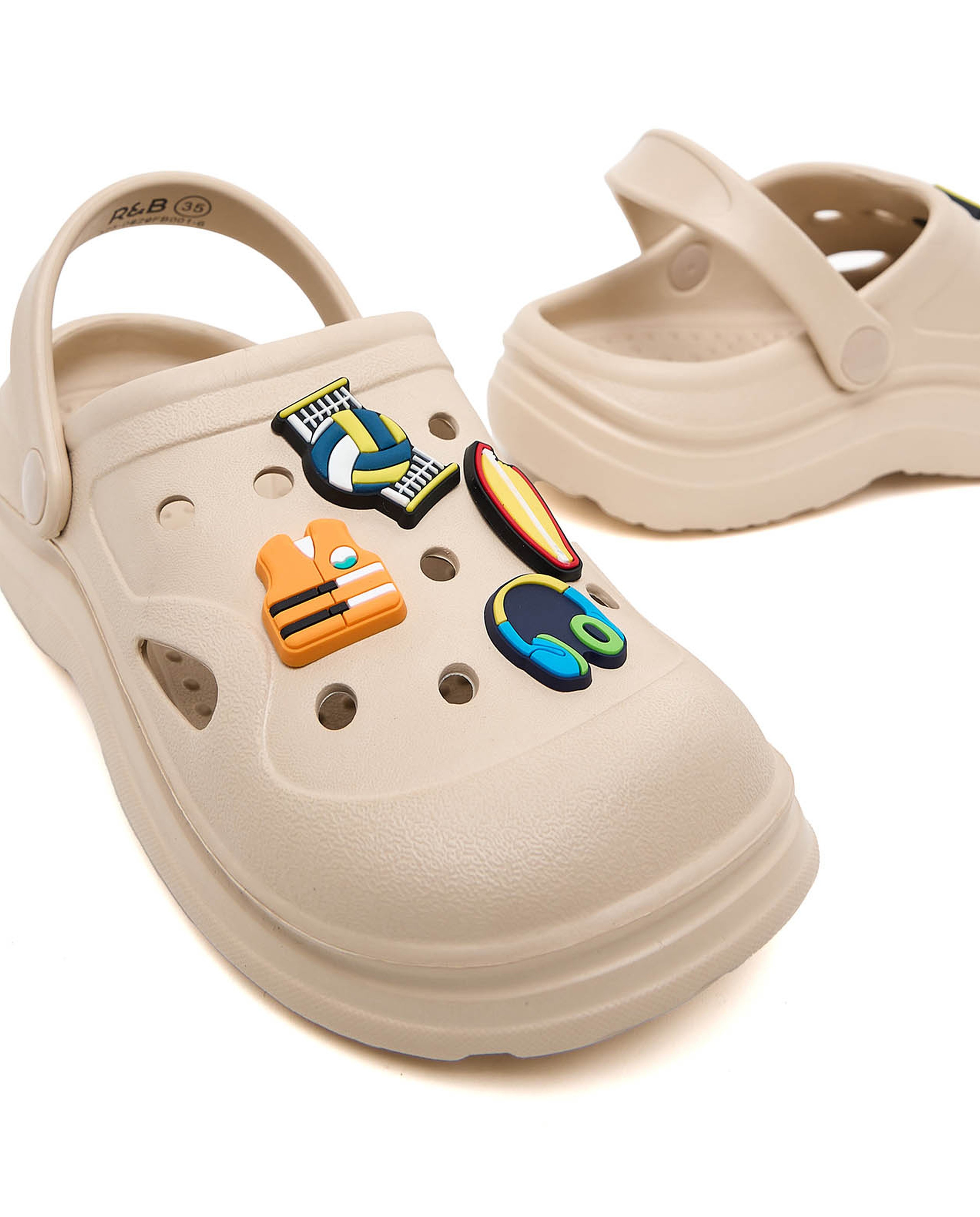 Charm Slingback Clogs