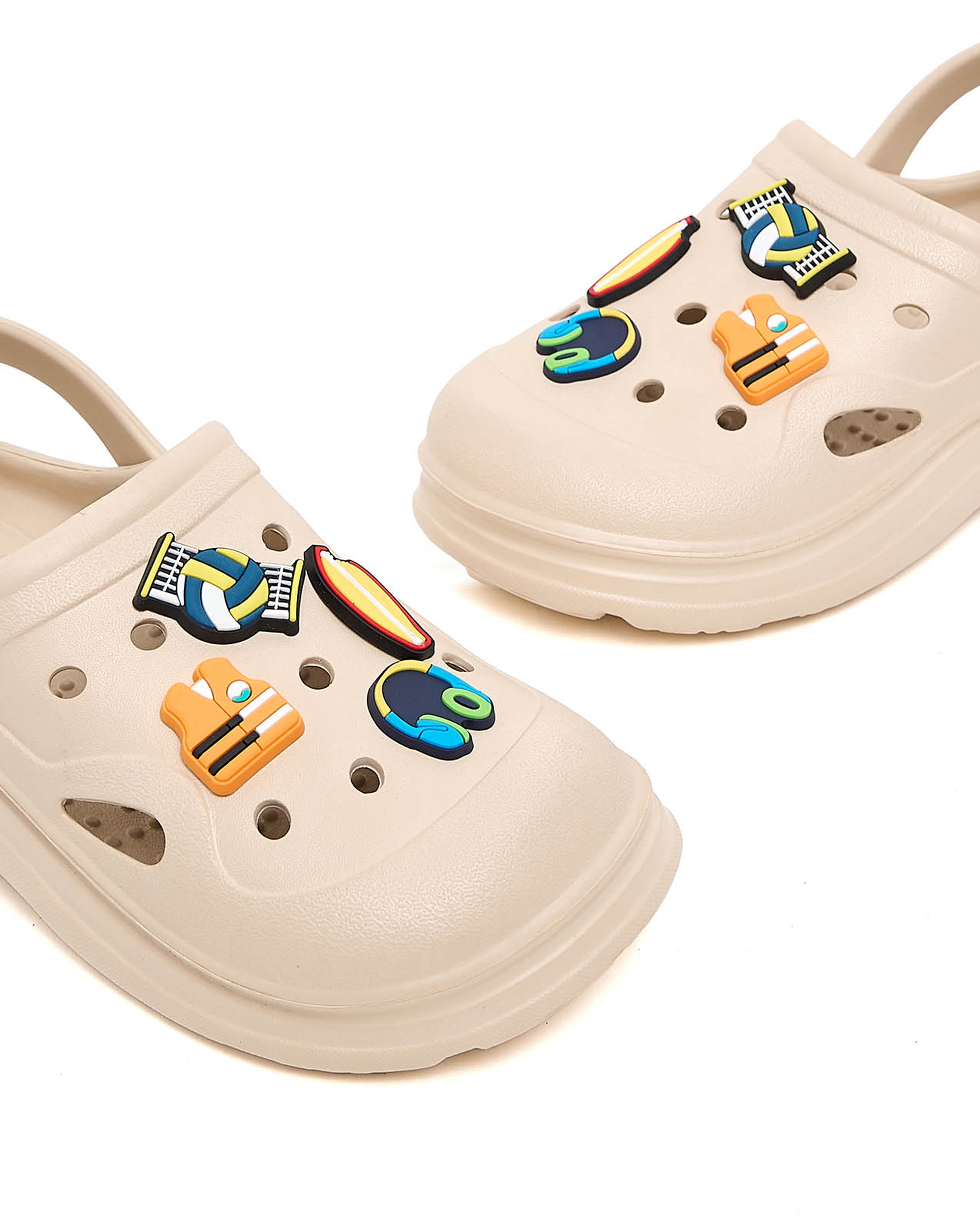 Charm Slingback Clogs