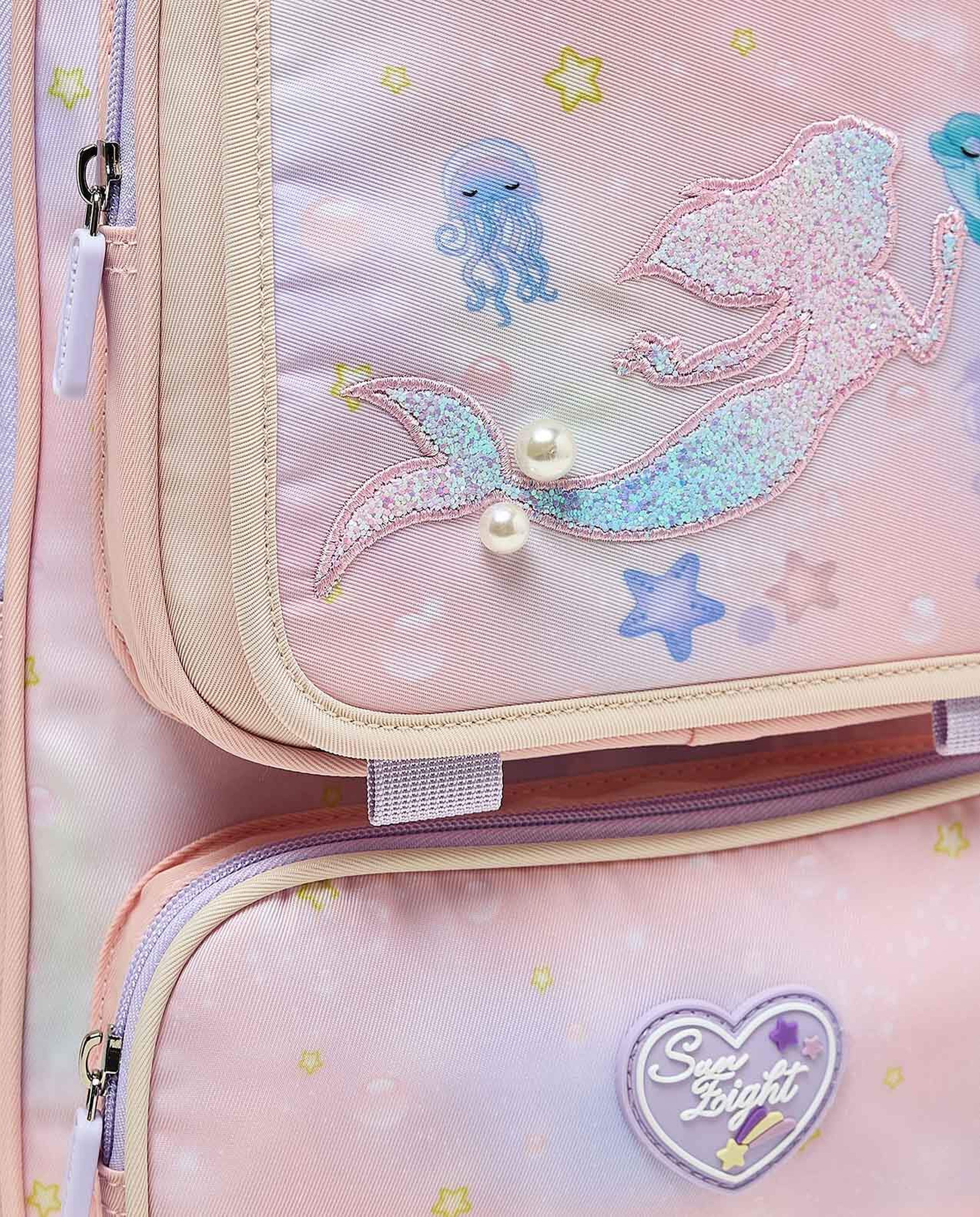 Appliqued Zip Around Backpack