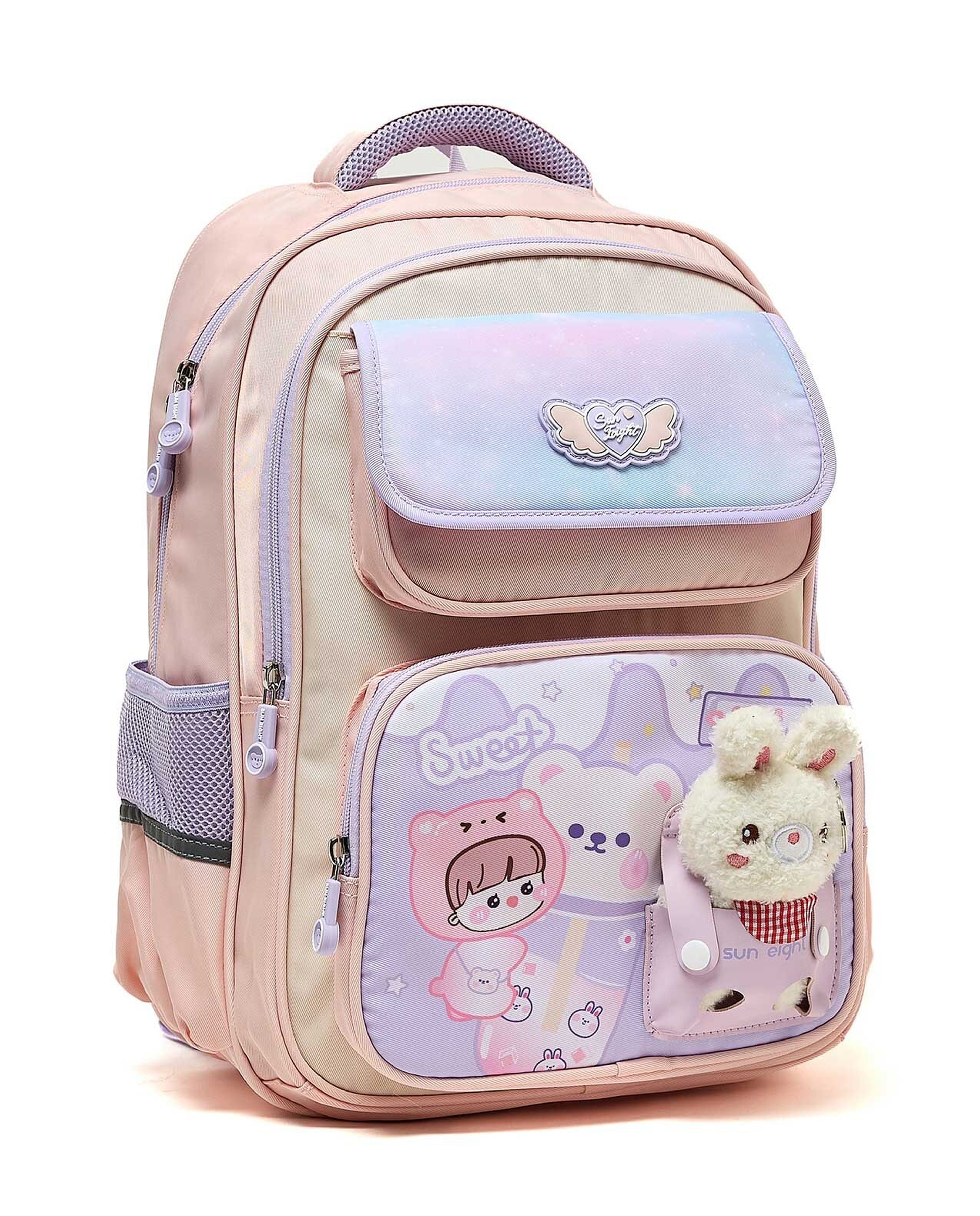 Appliqued Zip Around Backpack