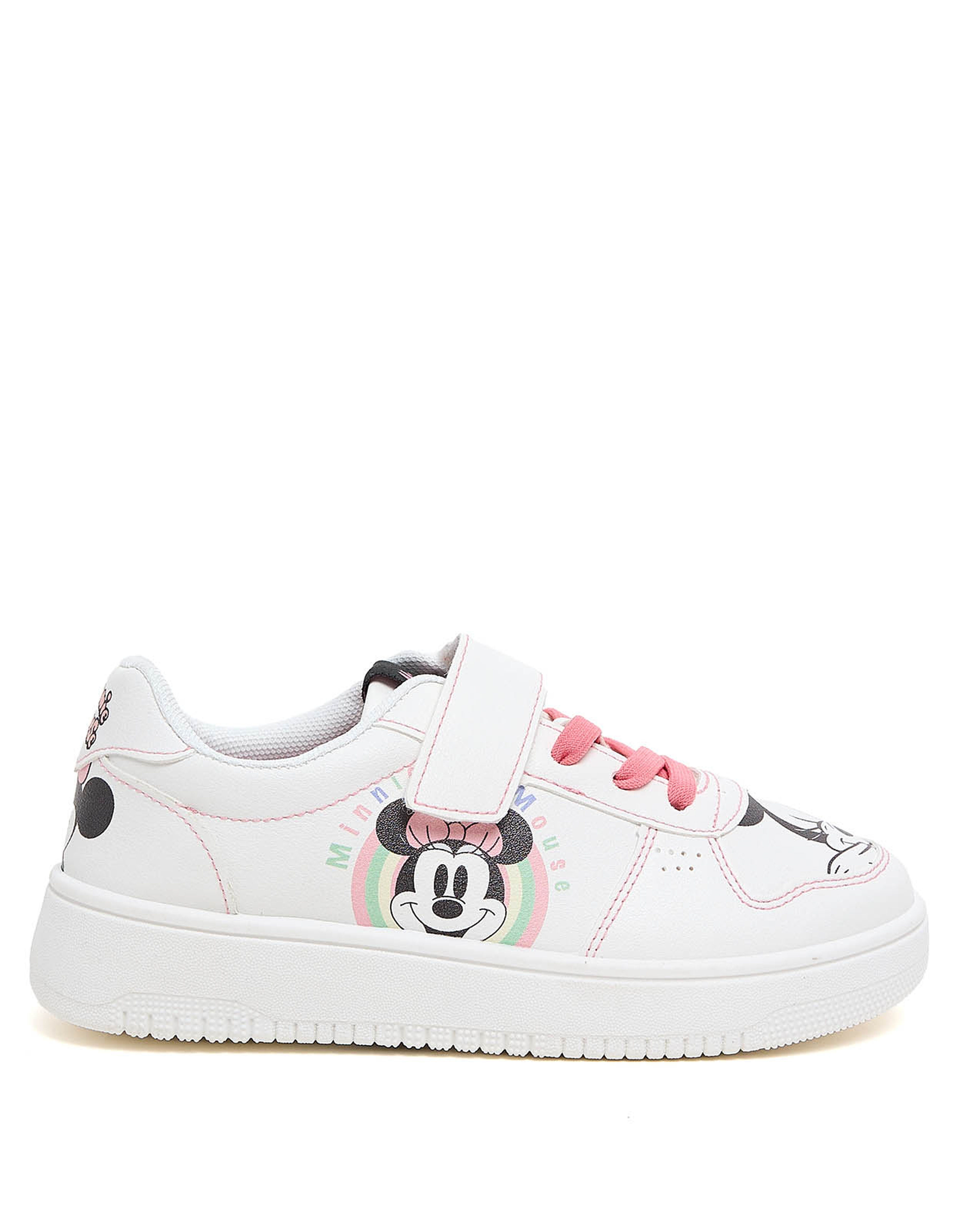Mickey Mouse Printed Velcro Closure Sneakers