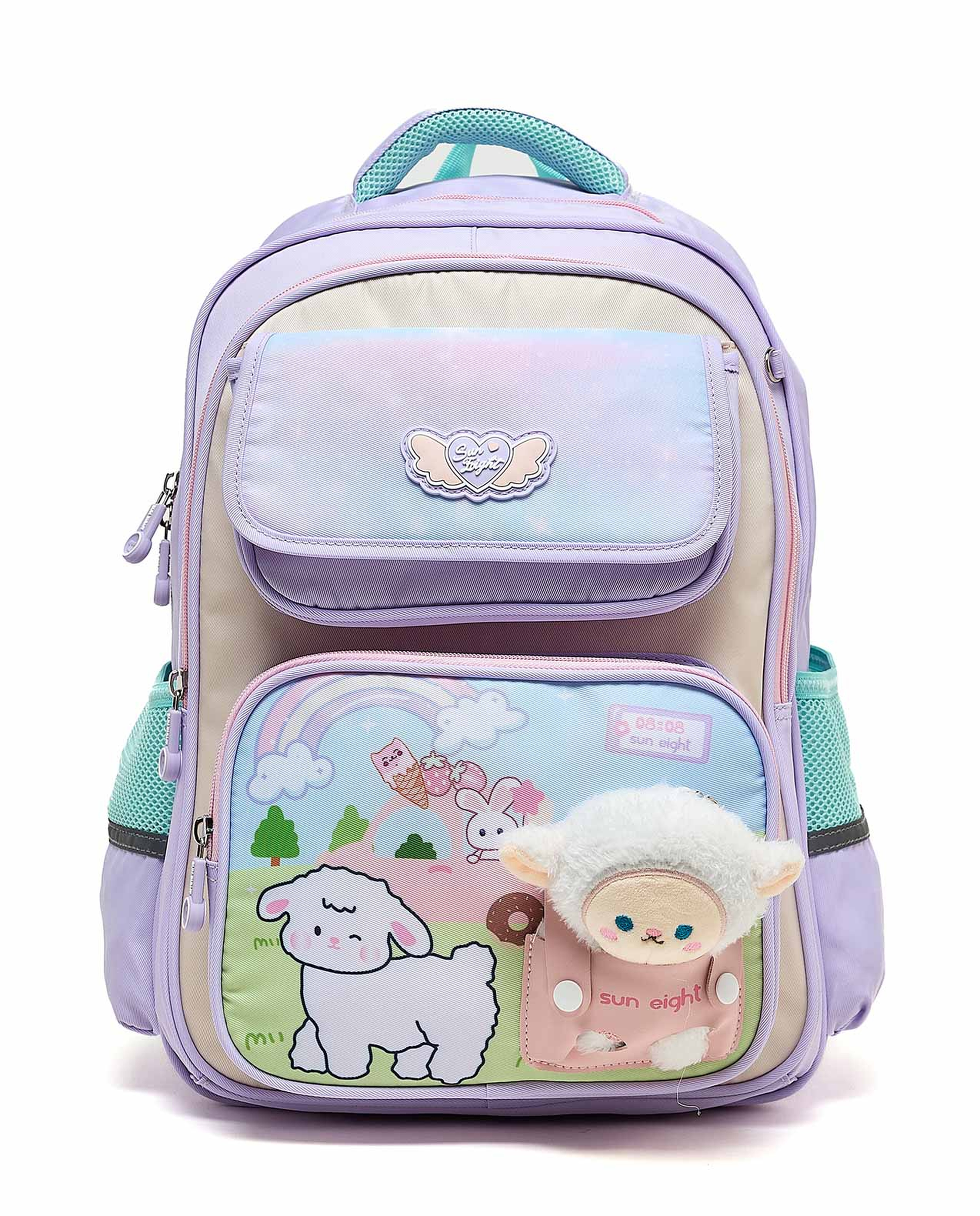 Appliqued Zip Around Backpack