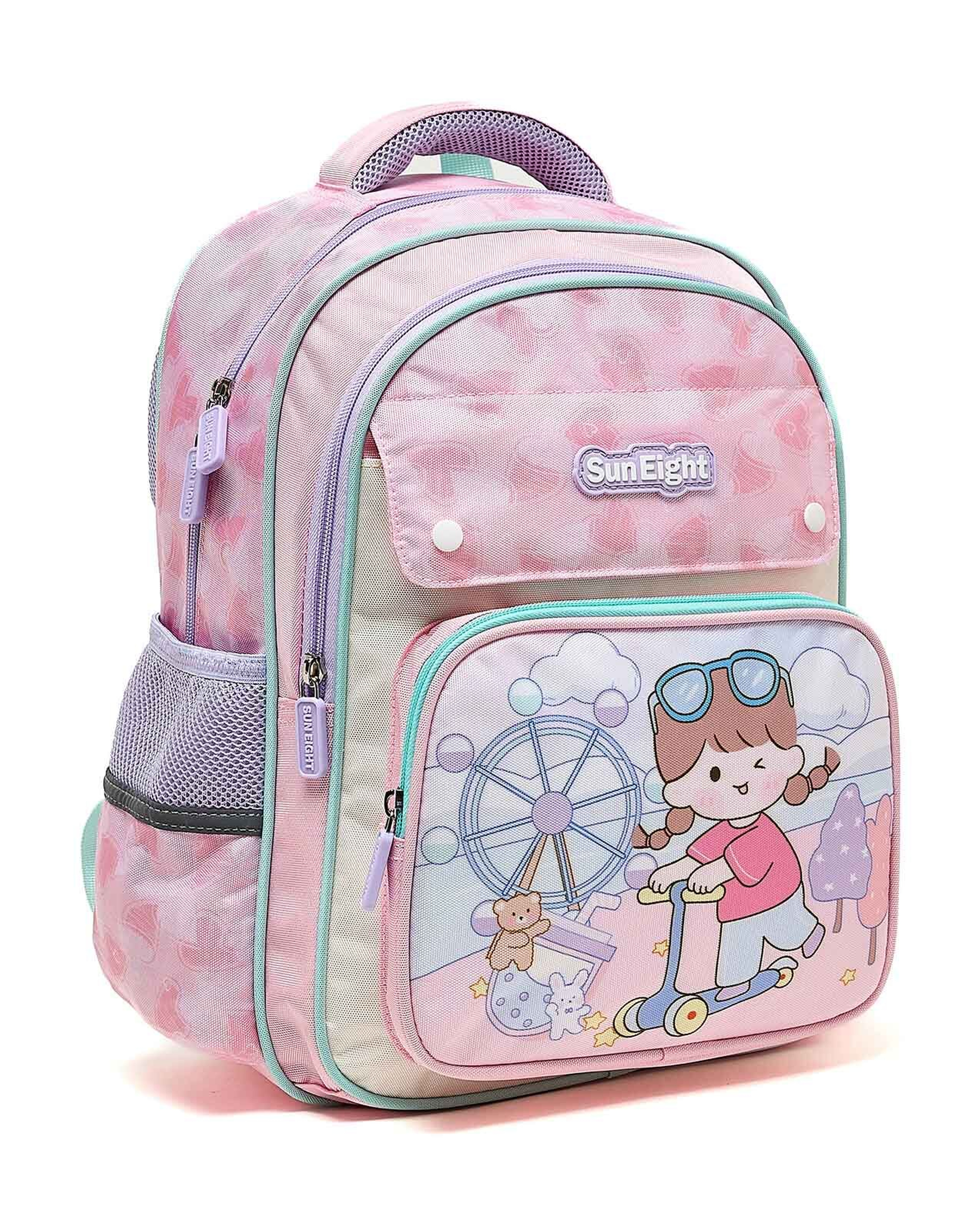 Printed Zip Around Backpack