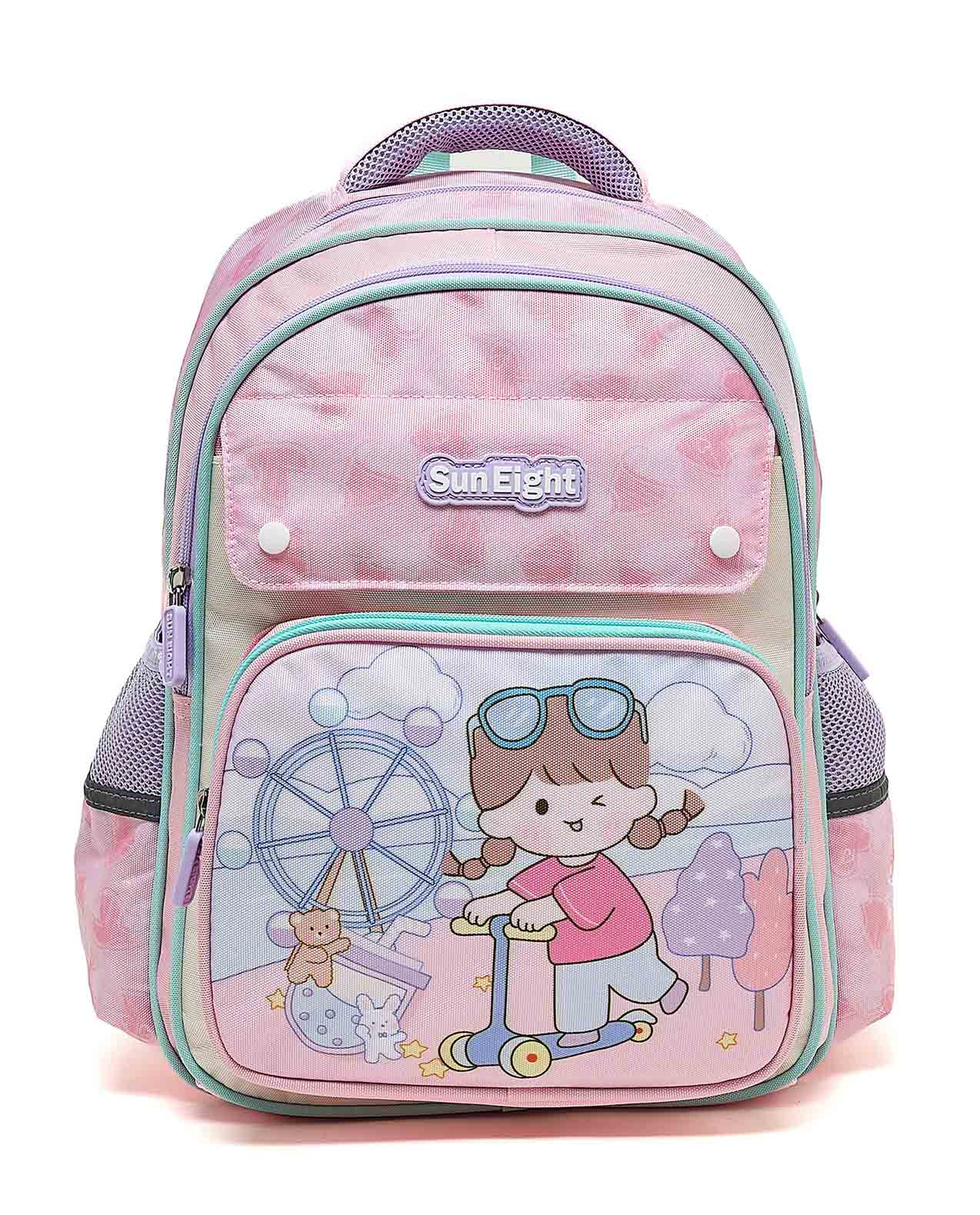 Printed Zip Around Backpack