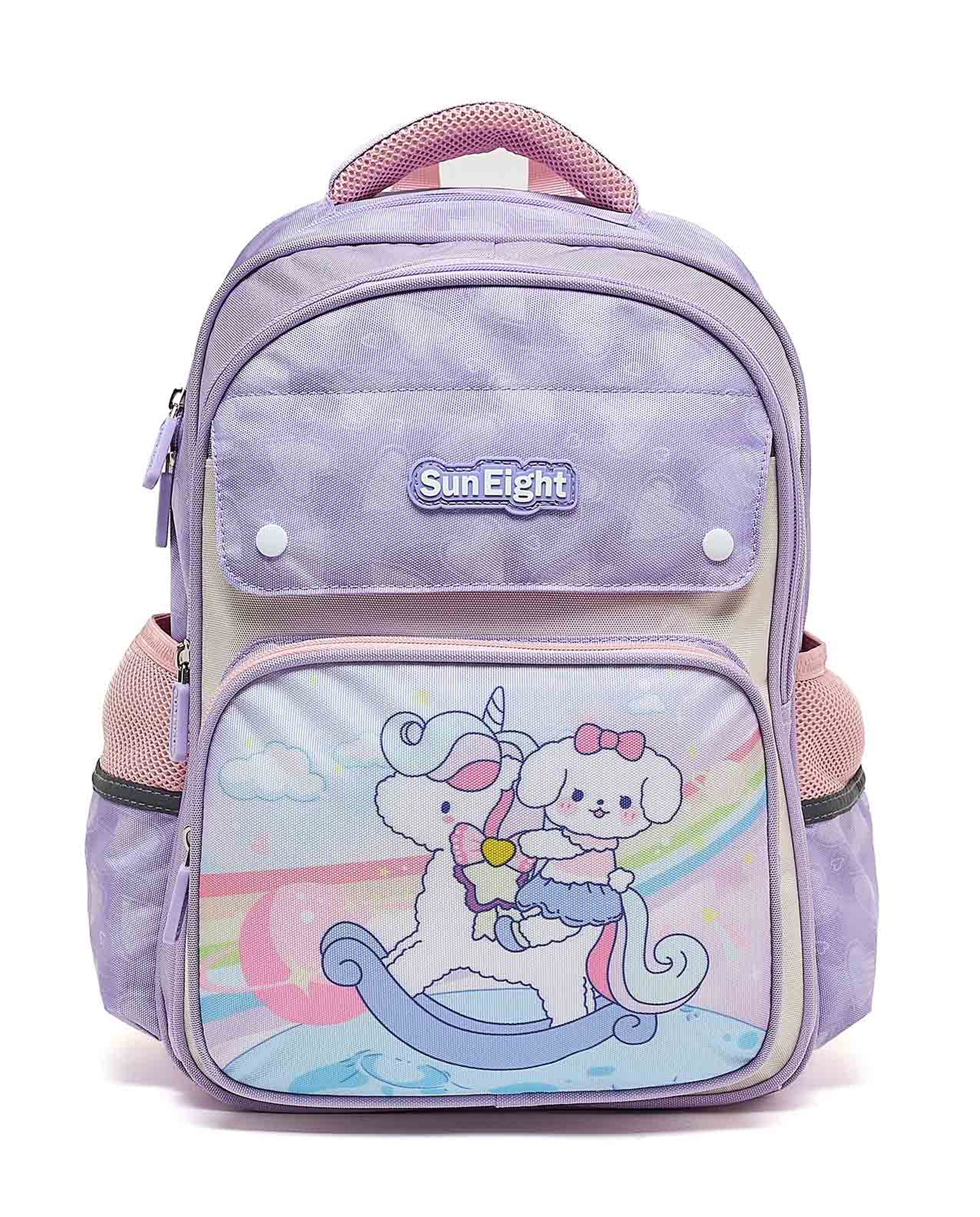Unicorn Printed Zip Around Backpack